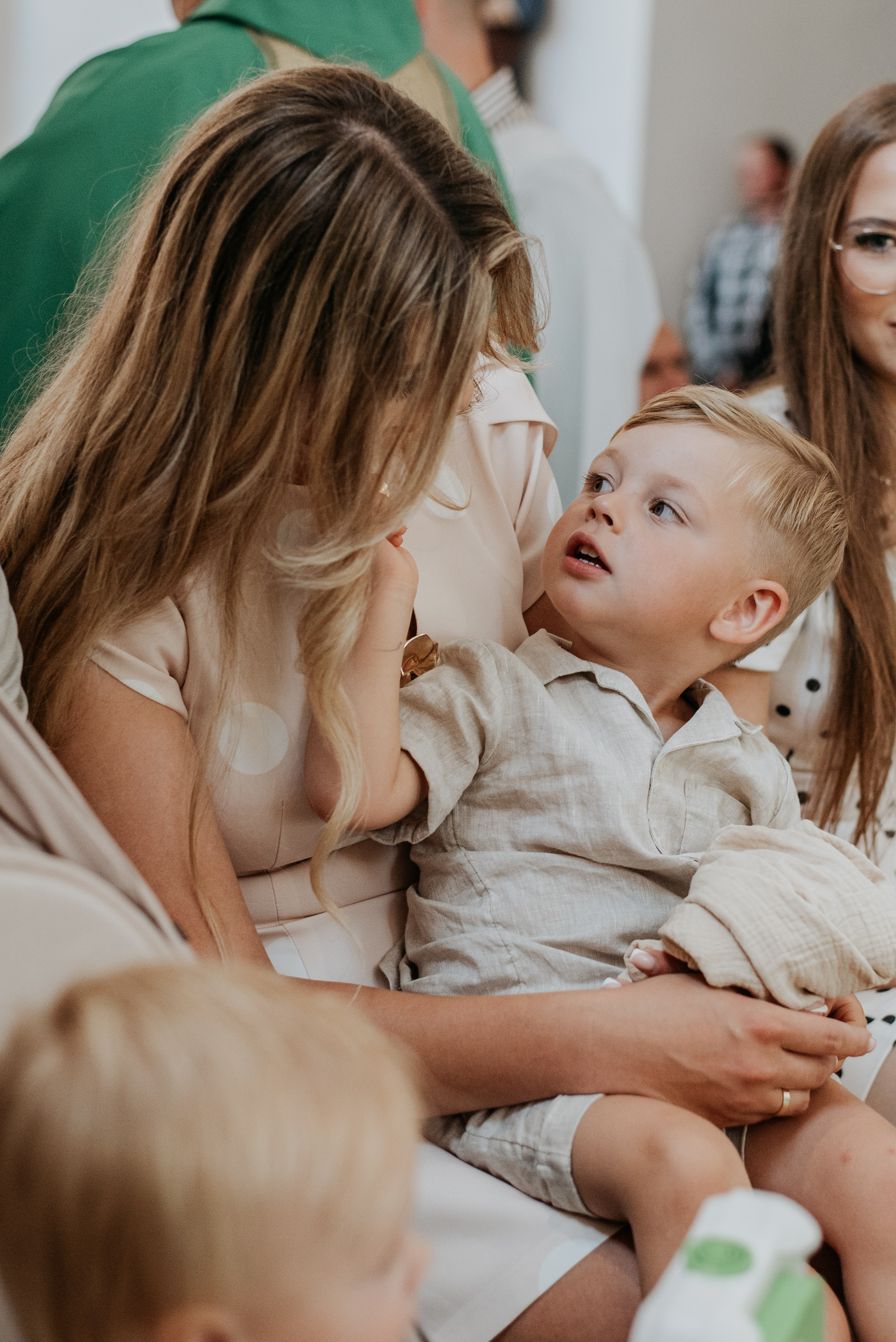 Chrzest Święty Ignasia. Dominika Strachacka Fotografia | Fotograf ślubny i rodzinny Opole Lubelskie Lublin
