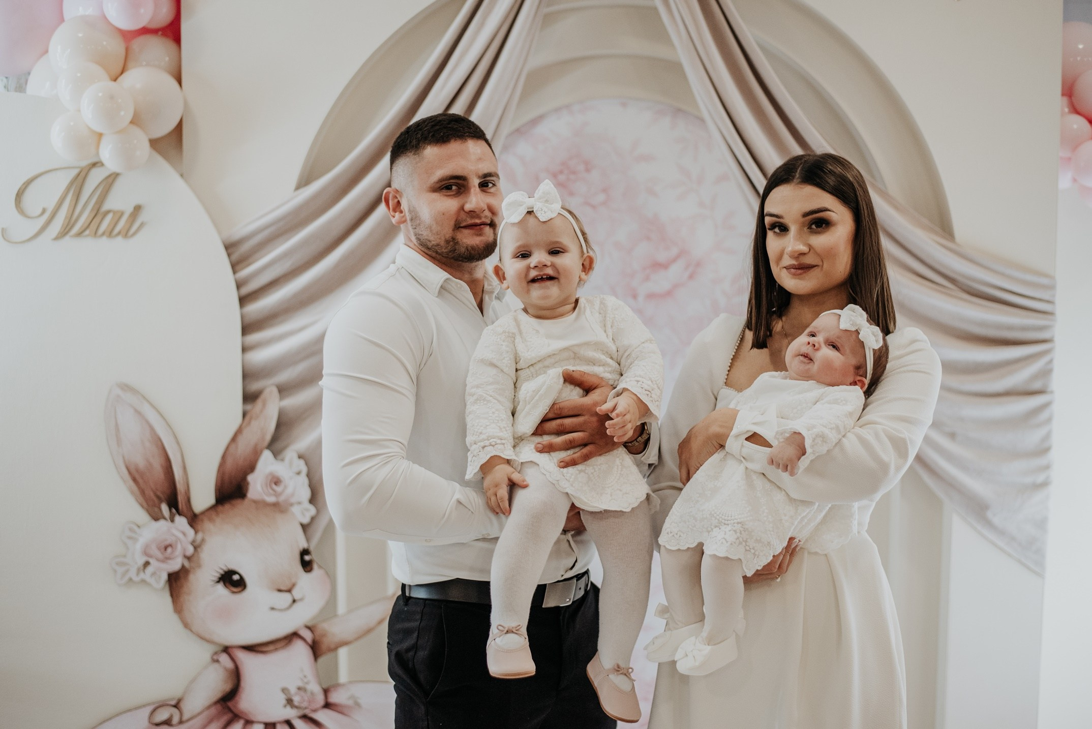 Chrzest Święty Łucji i Mai. Dominika Strachacka Fotografia | Fotograf ślubny i rodzinny Opole Lubelskie Lublin