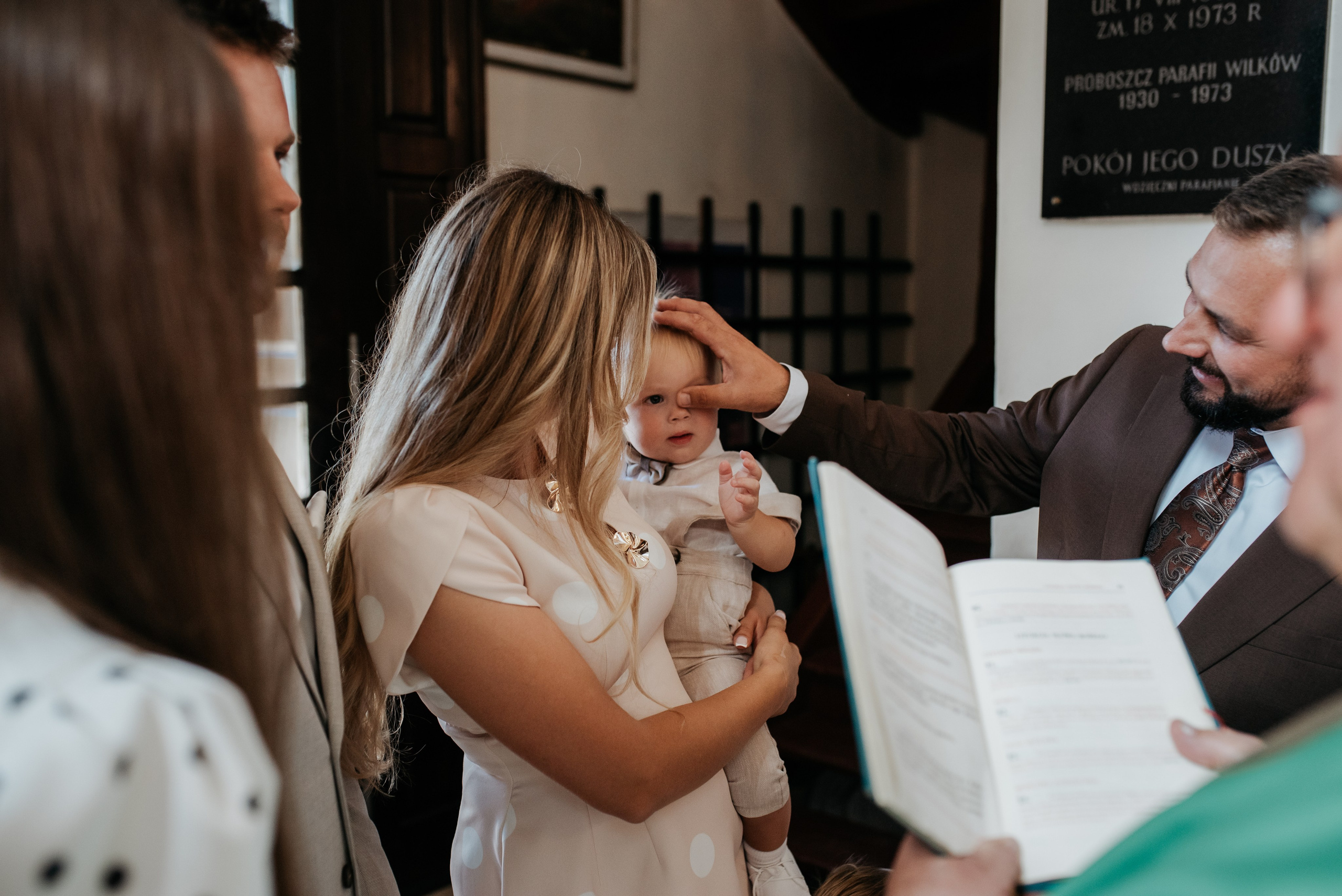 Chrzest Święty Ignasia. Dominika Strachacka Fotografia | Fotograf ślubny i rodzinny Opole Lubelskie Lublin