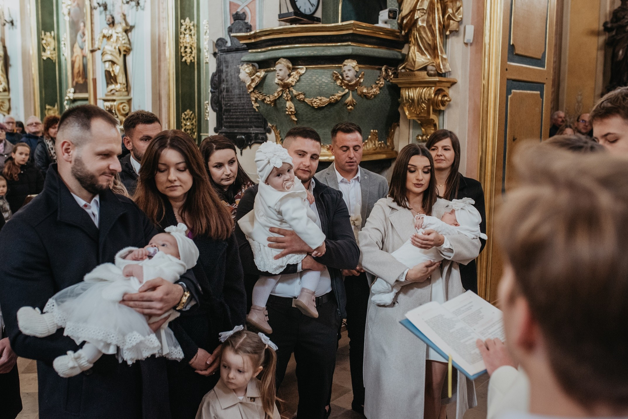 Chrzest Święty Łucji i Mai. Dominika Strachacka Fotografia | Fotograf ślubny i rodzinny Opole Lubelskie Lublin
