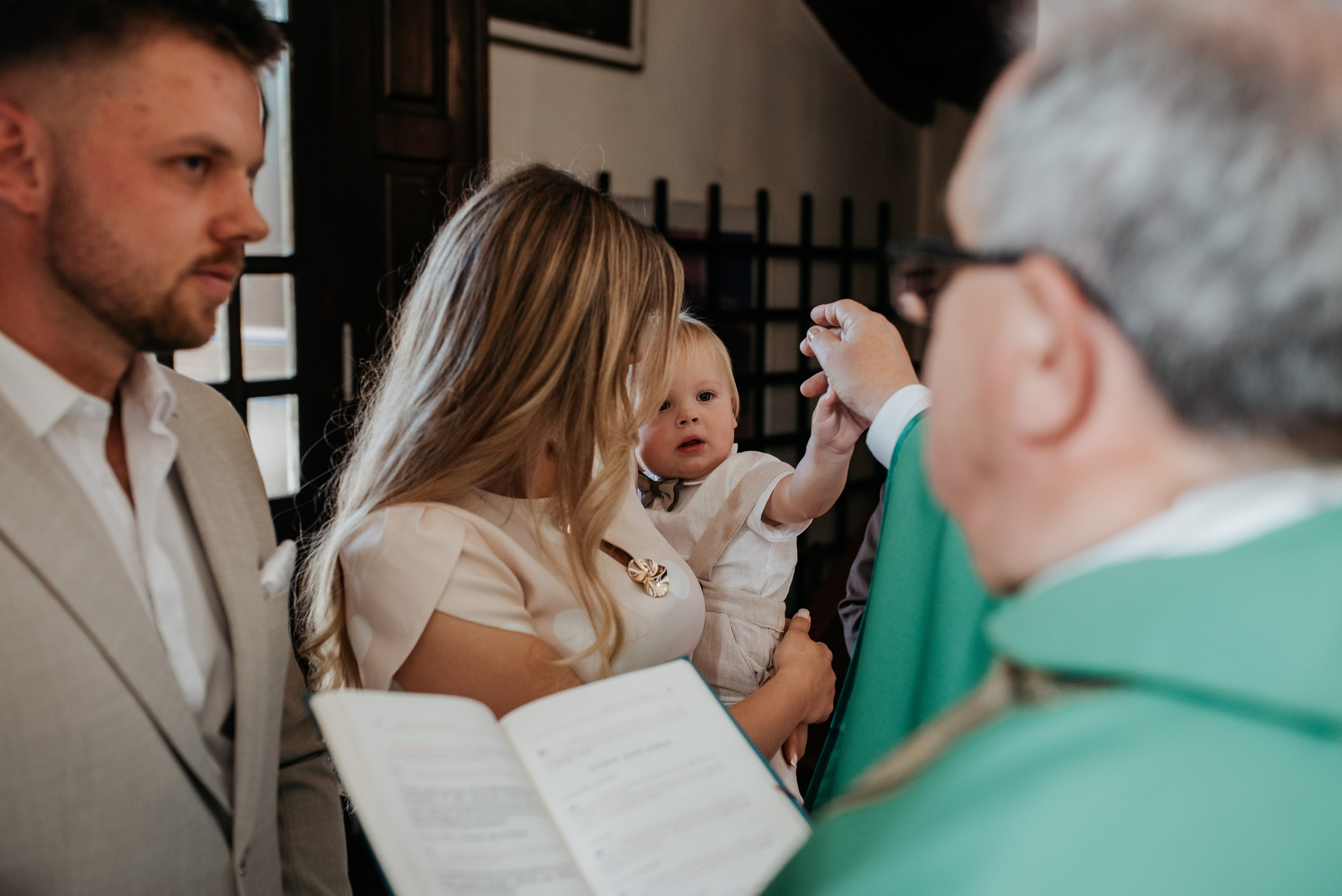 Chrzest Święty Ignasia. Dominika Strachacka Fotografia | Fotograf ślubny i rodzinny Opole Lubelskie Lublin