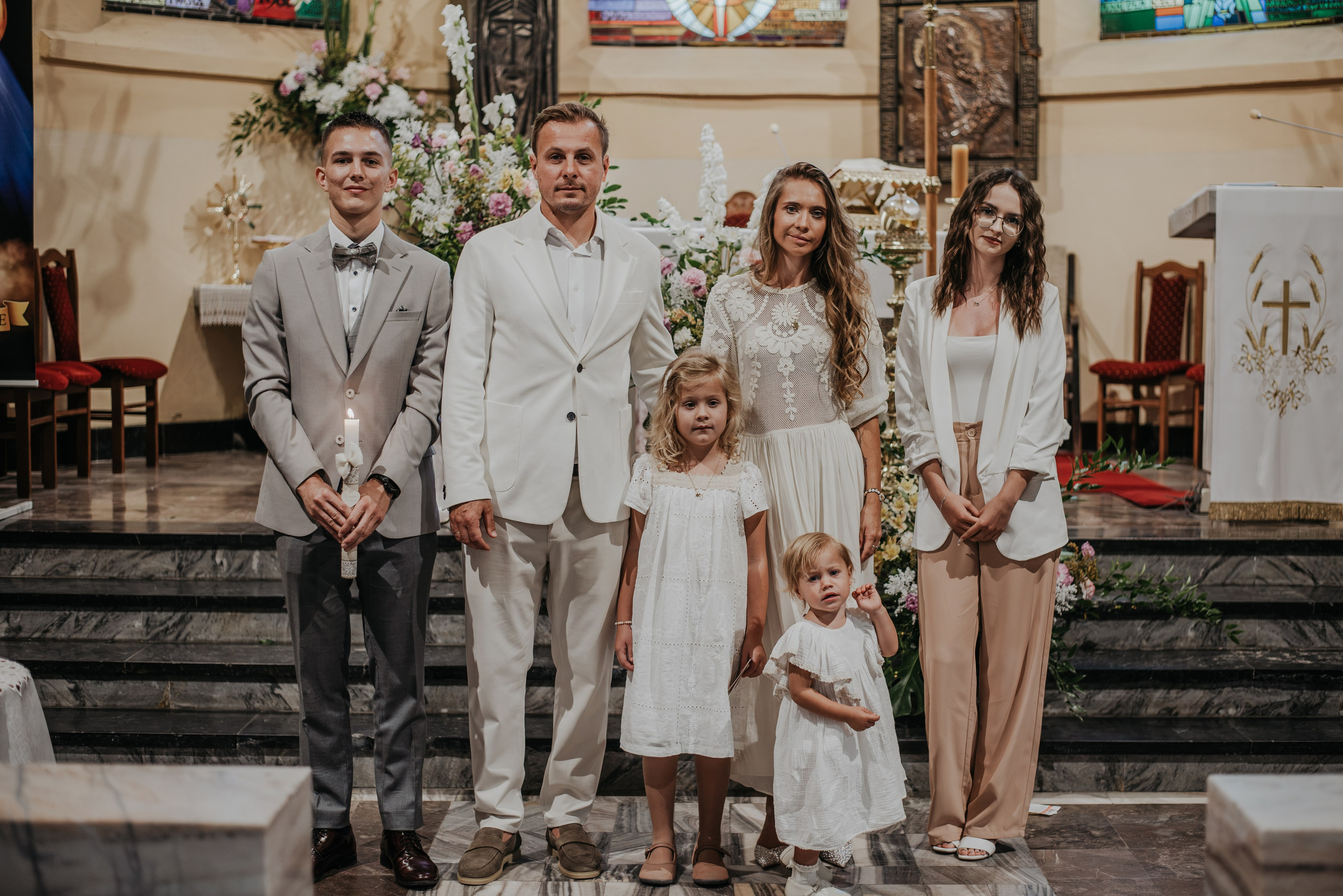 Chrzest Święty Zuzi. Dominika Strachacka Fotografia | Fotograf ślubny i rodzinny Opole Lubelskie Lublin