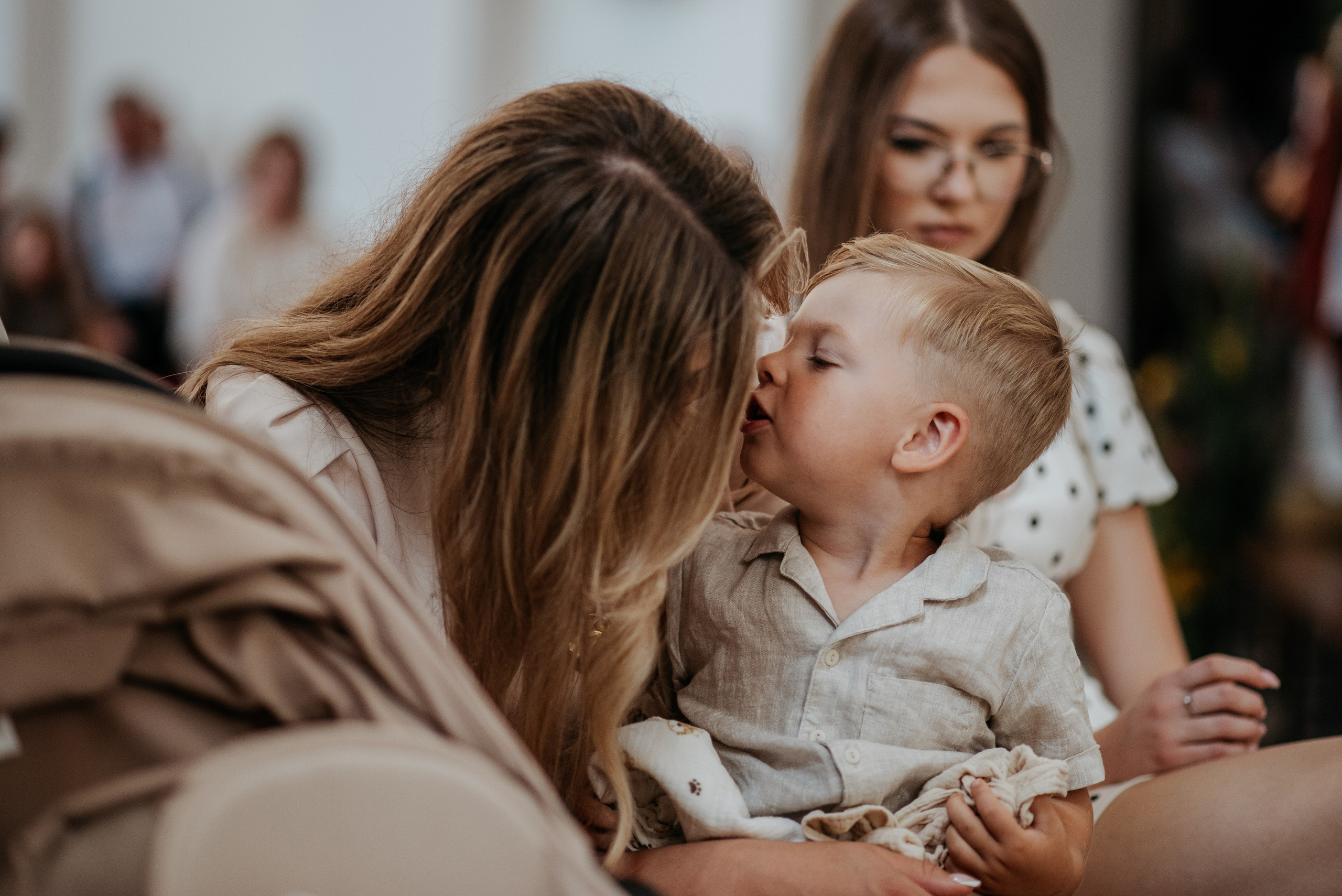 Chrzest Święty Ignasia. Dominika Strachacka Fotografia | Fotograf ślubny i rodzinny Opole Lubelskie Lublin