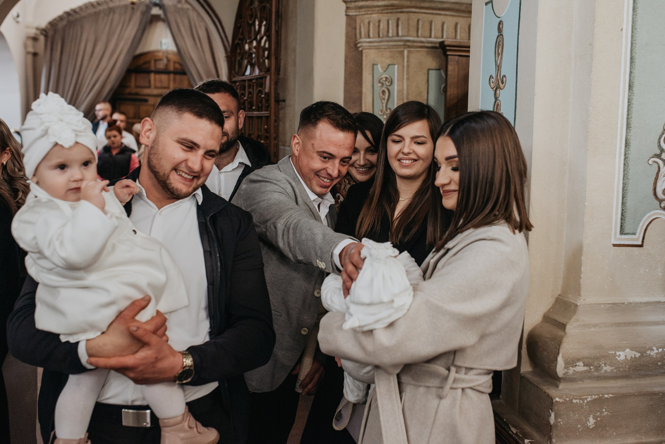 Chrzest Święty Łucji i Mai. Dominika Strachacka Fotografia | Fotograf ślubny i rodzinny Opole Lubelskie Lublin