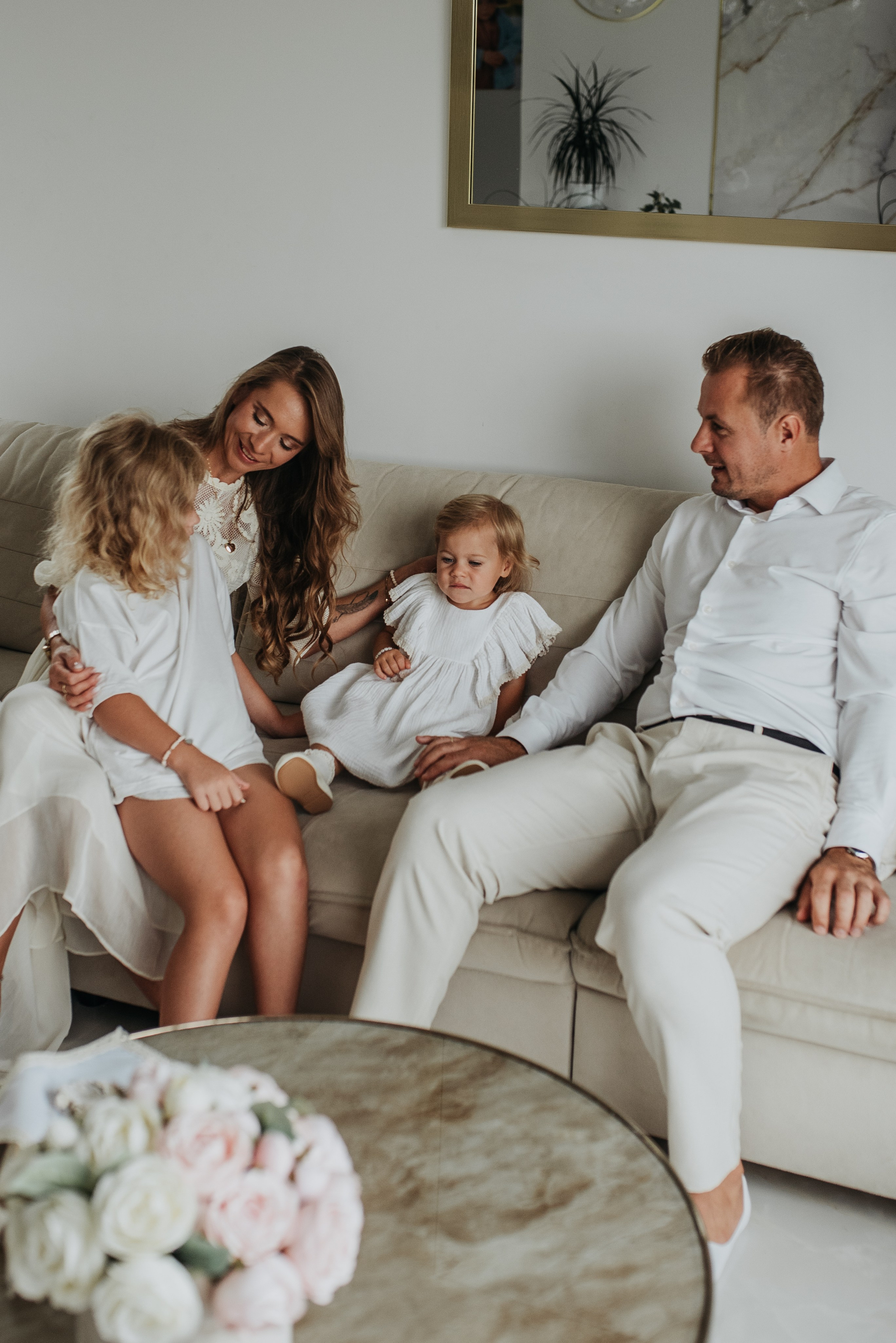 Chrzest Święty Zuzi. Dominika Strachacka Fotografia | Fotograf ślubny i rodzinny Opole Lubelskie Lublin