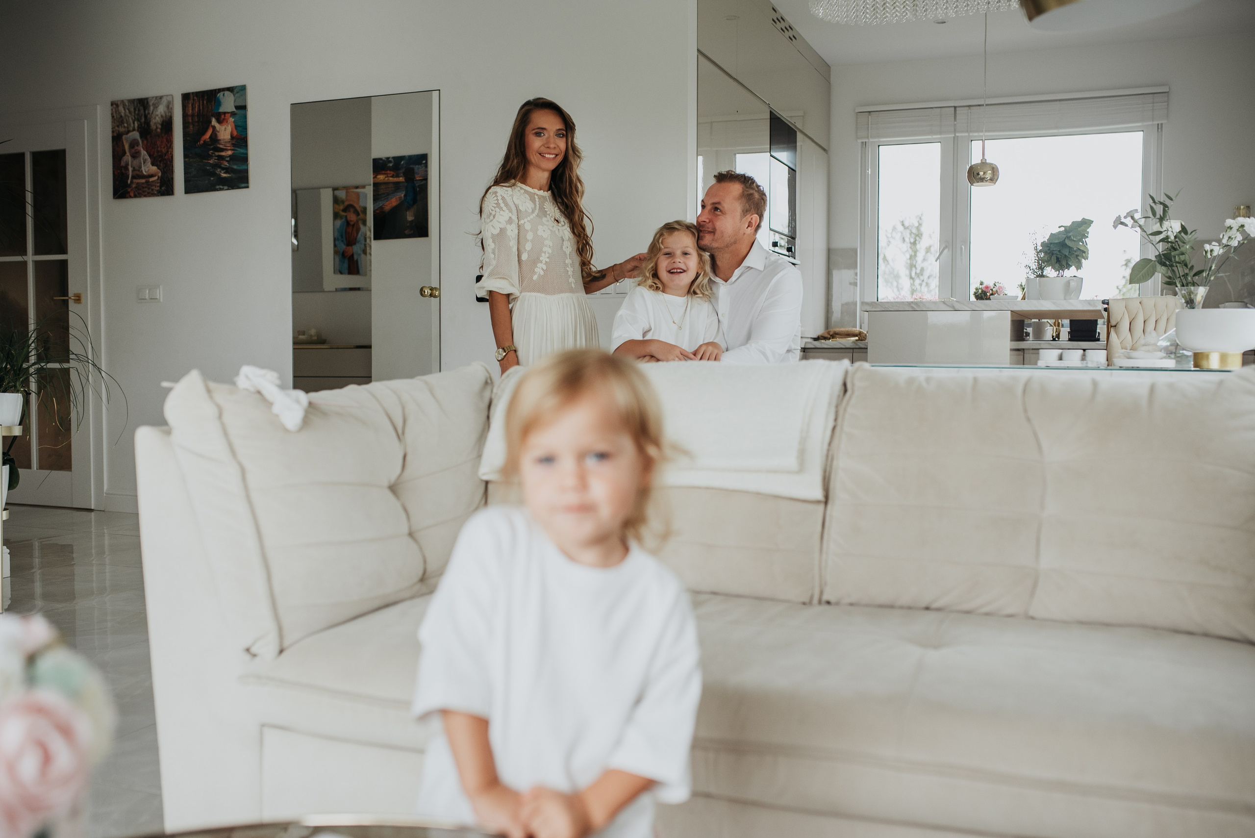 Chrzest Święty Zuzi. Dominika Strachacka Fotografia | Fotograf ślubny i rodzinny Opole Lubelskie Lublin