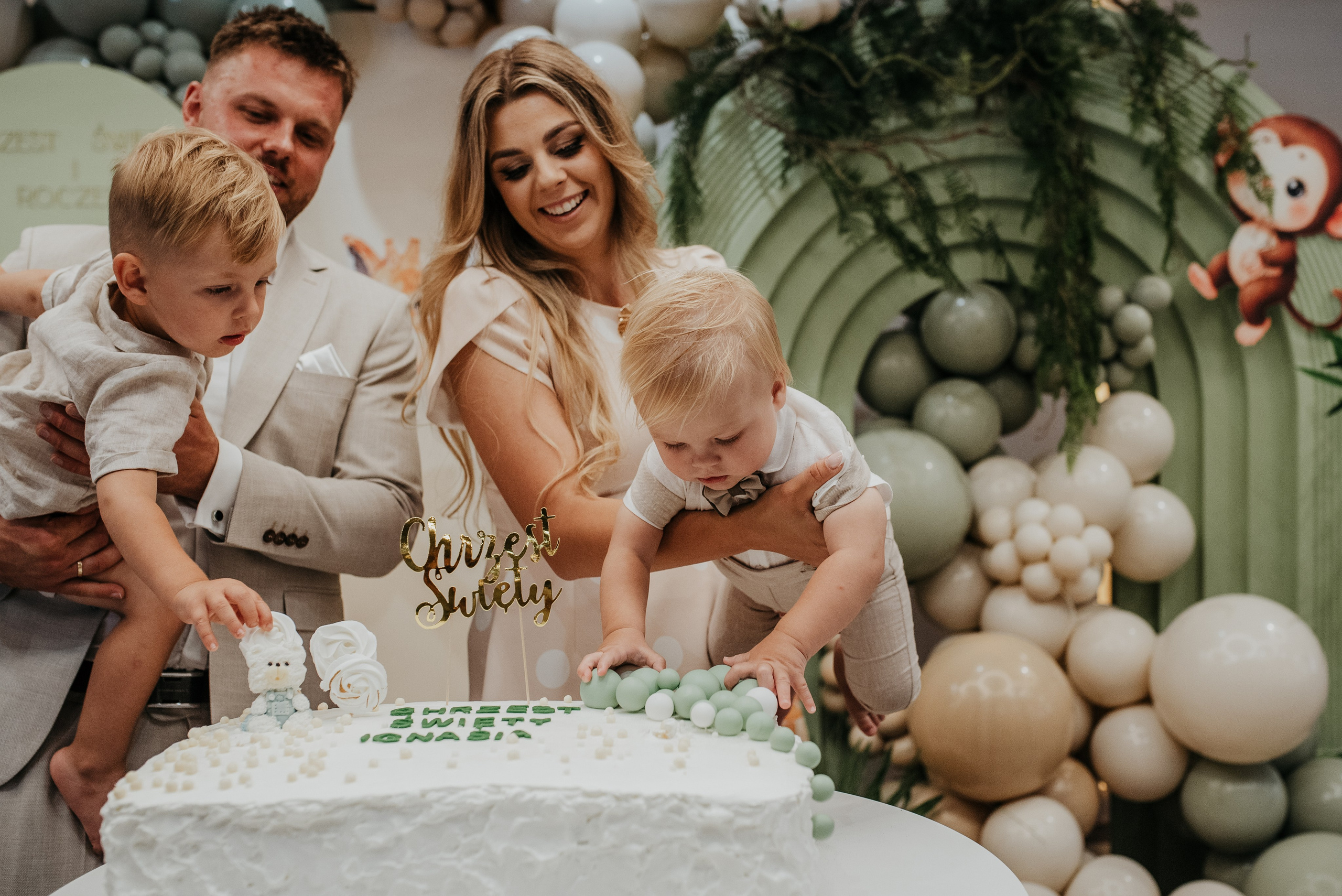 Chrzest Święty Ignasia. Dominika Strachacka Fotografia | Fotograf ślubny i rodzinny Opole Lubelskie Lublin