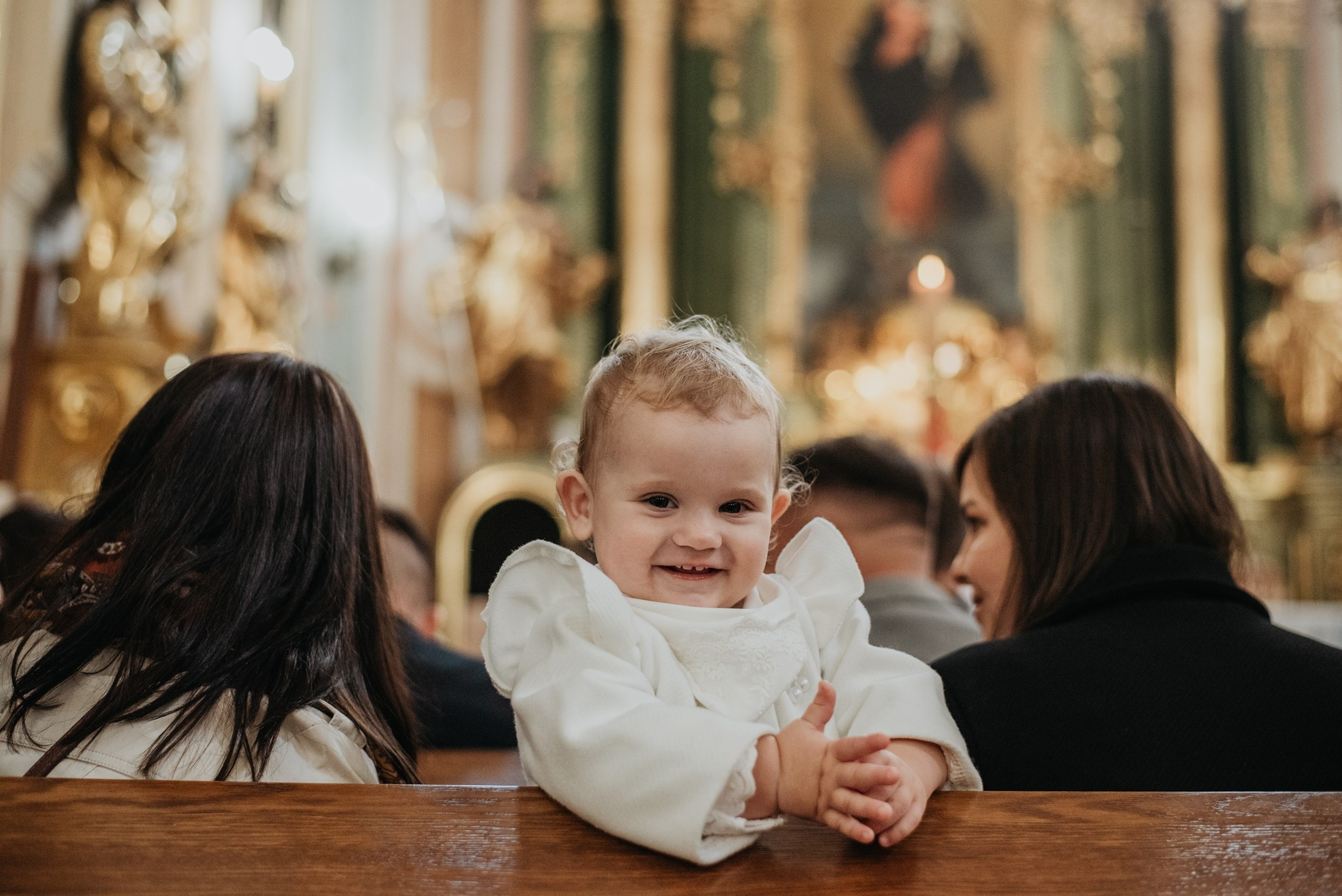 Chrzest Święty Łucji i Mai. Dominika Strachacka Fotografia | Fotograf ślubny i rodzinny Opole Lubelskie Lublin