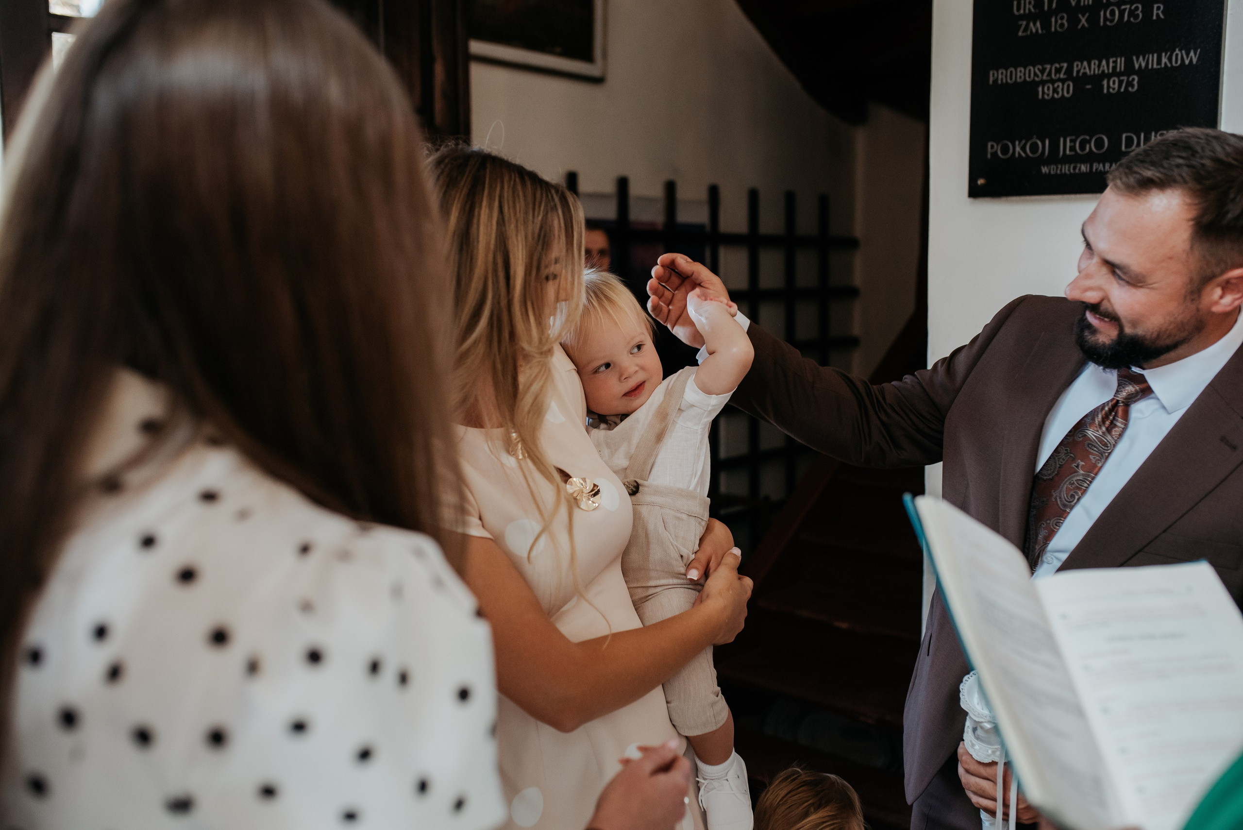 Chrzest Święty Ignasia. Dominika Strachacka Fotografia | Fotograf ślubny i rodzinny Opole Lubelskie Lublin