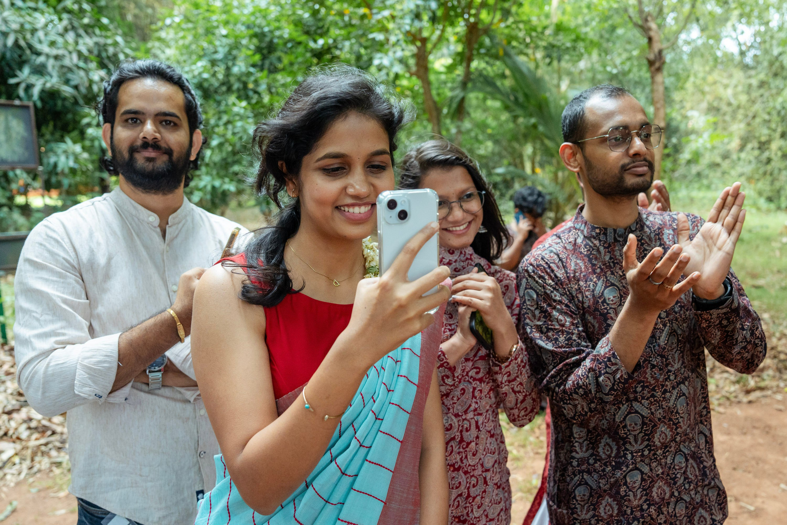 Shraddha & Sumukha, Mantra Mangalya Wedding under a Mango Tree, Red Earth Kabini | Truly Yours