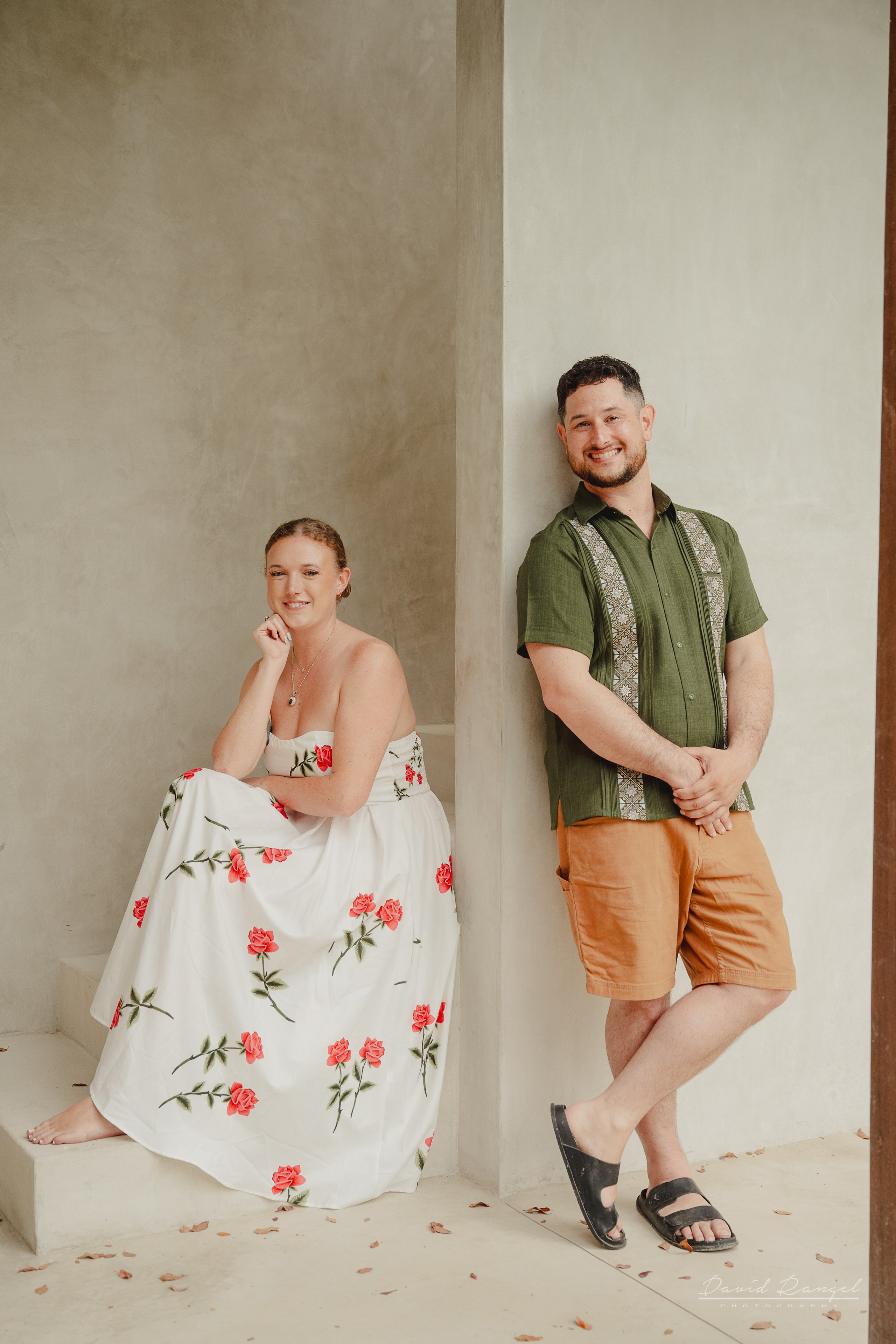 Save the date in Tulum. Destination wedding photographer based in Cancun and Riviera Maya with service worldwide