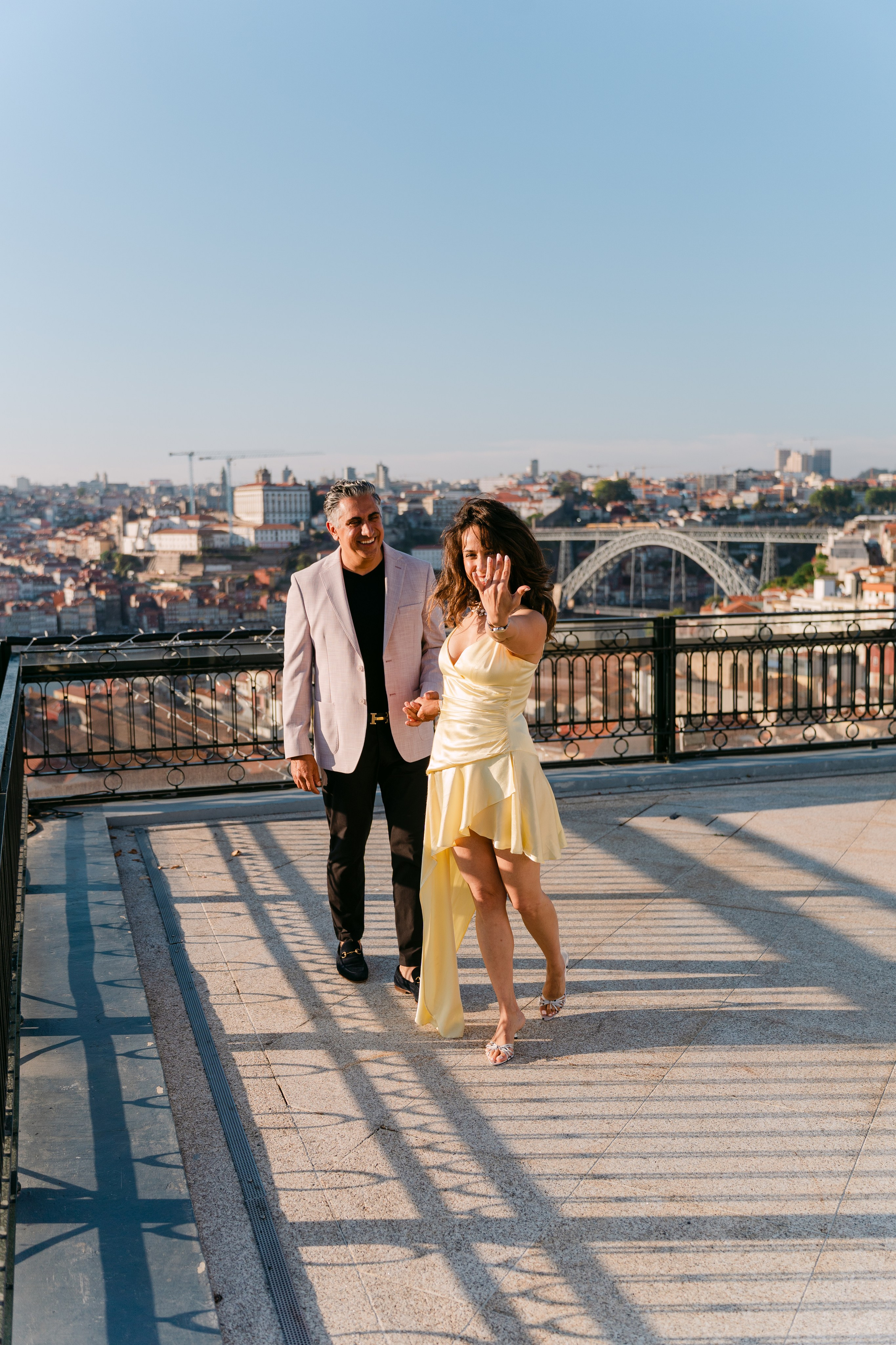 Wedding Proposal at Yeatman Hotel. Wedding and couple photographer in Porto