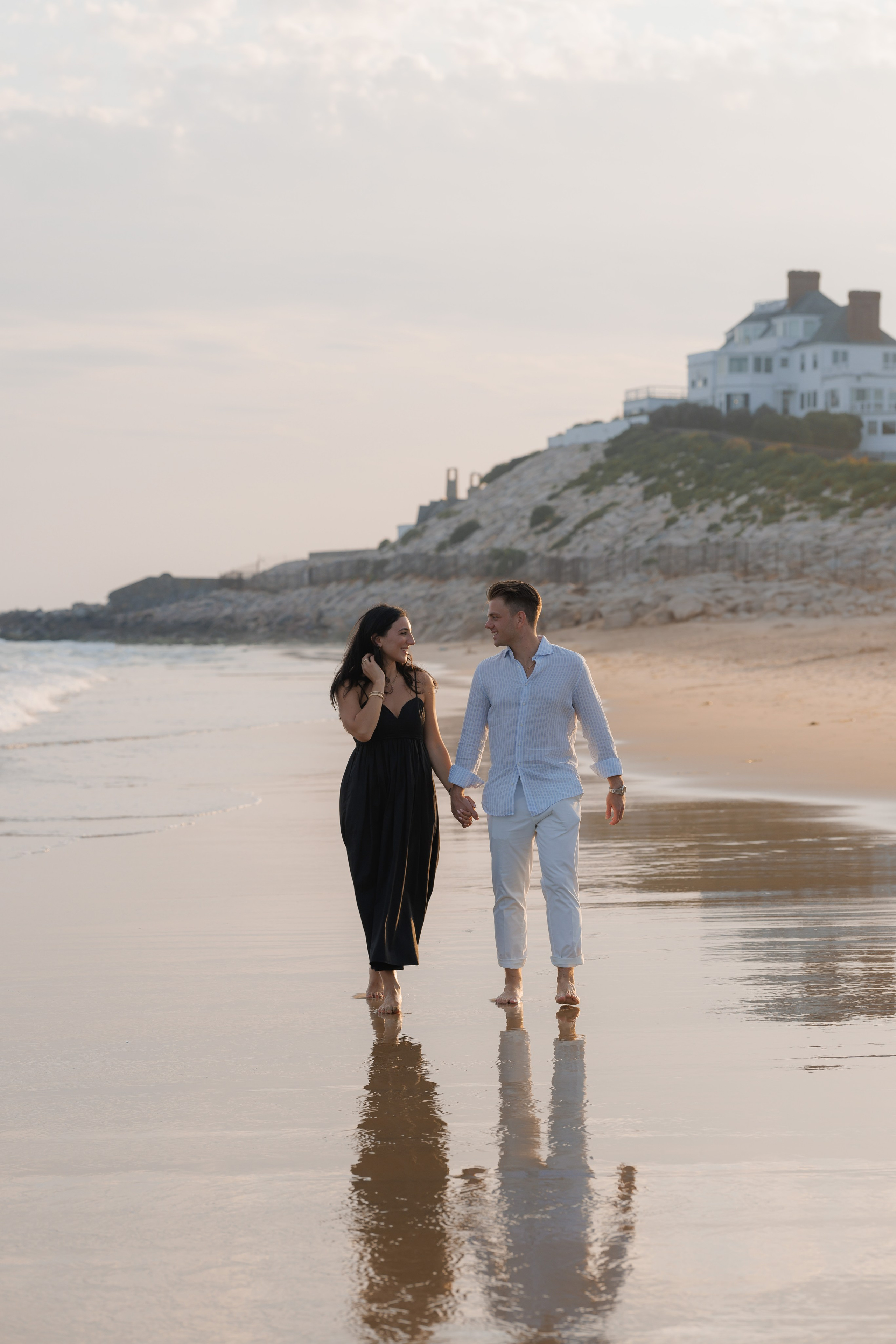 Watch Hill Beach Proposal | Westerly, Rhode Island. Rhode Island Wedding Photographer Tati Simpson