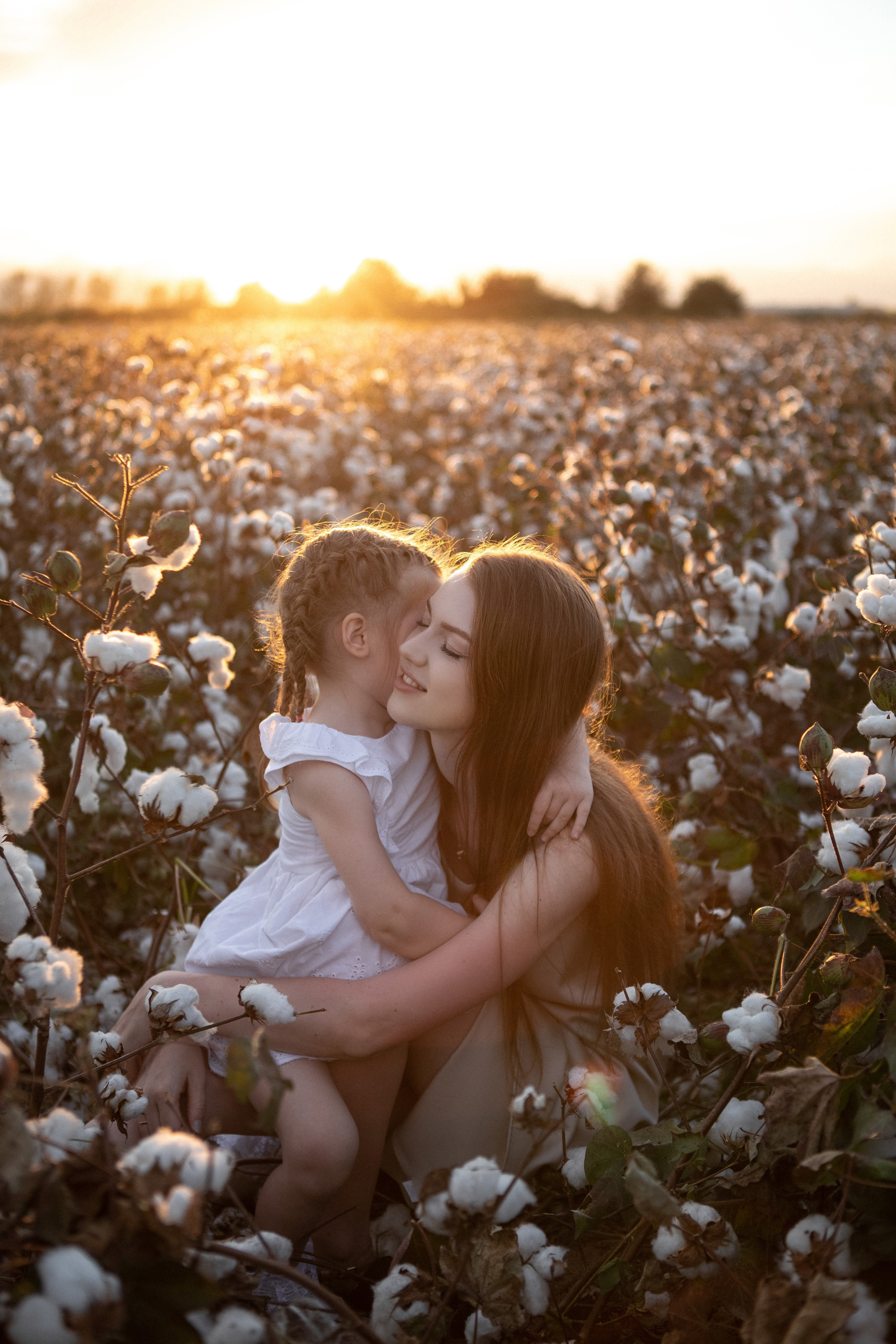 Семейная фотосессия в хлопковом поле. Фотограф в Турции | Алания, Сиде, Белек, Анталия, Кемер)