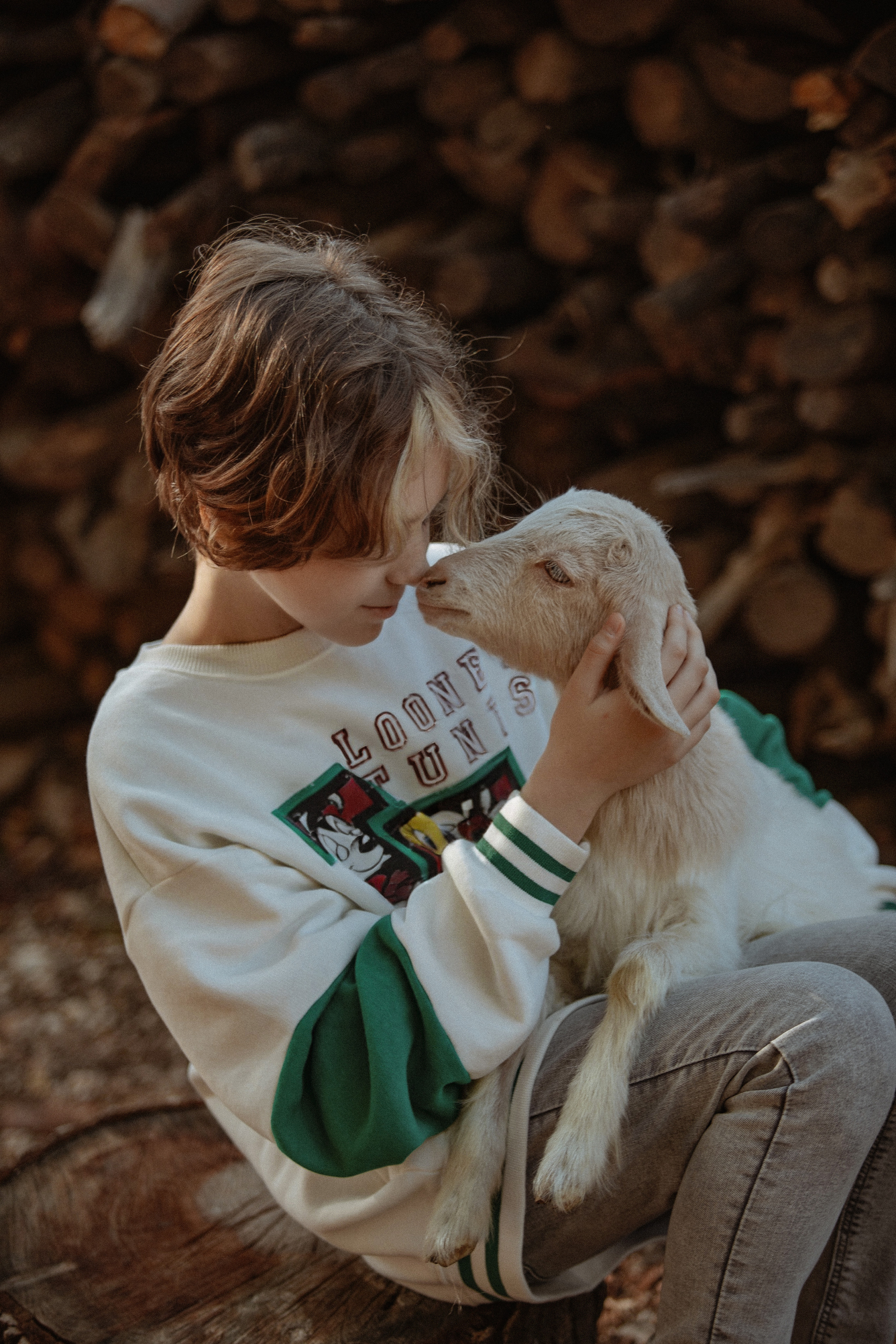 Семейная фотосессия с козлятами. Фотограф в Турции | Алания, Сиде, Белек, Анталия, Кемер)
