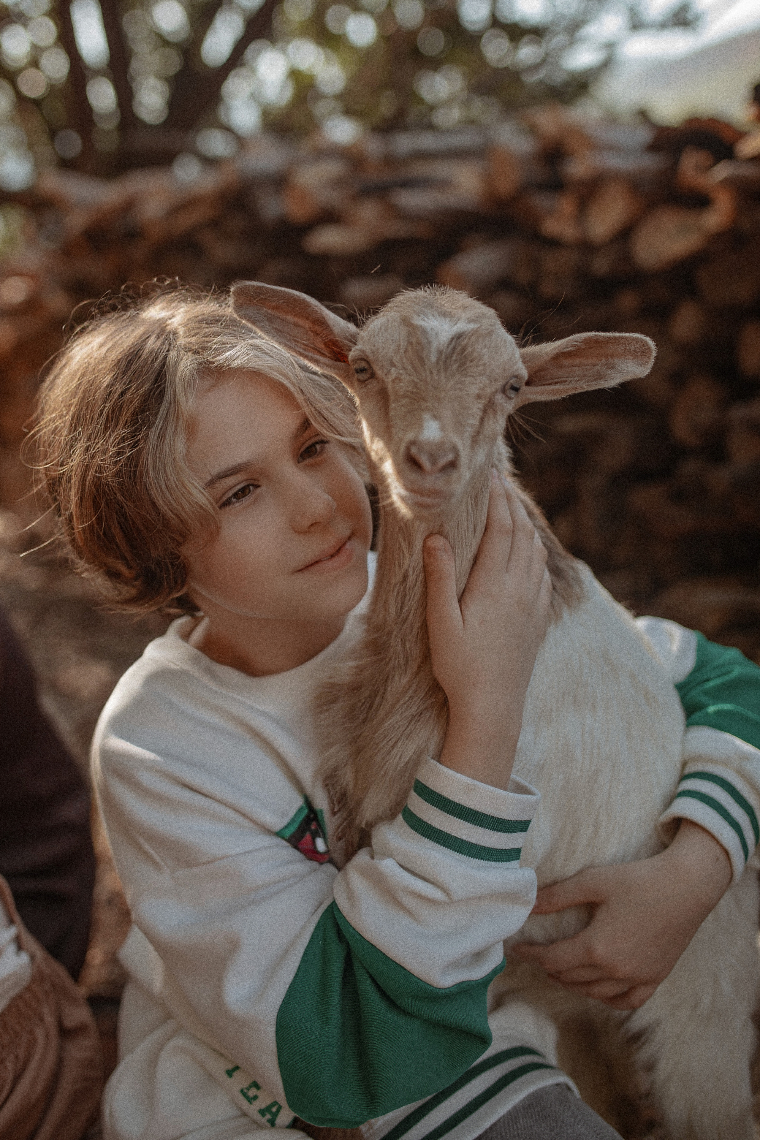 Семейная фотосессия с козлятами. Фотограф в Турции | Алания, Сиде, Белек, Анталия, Кемер)