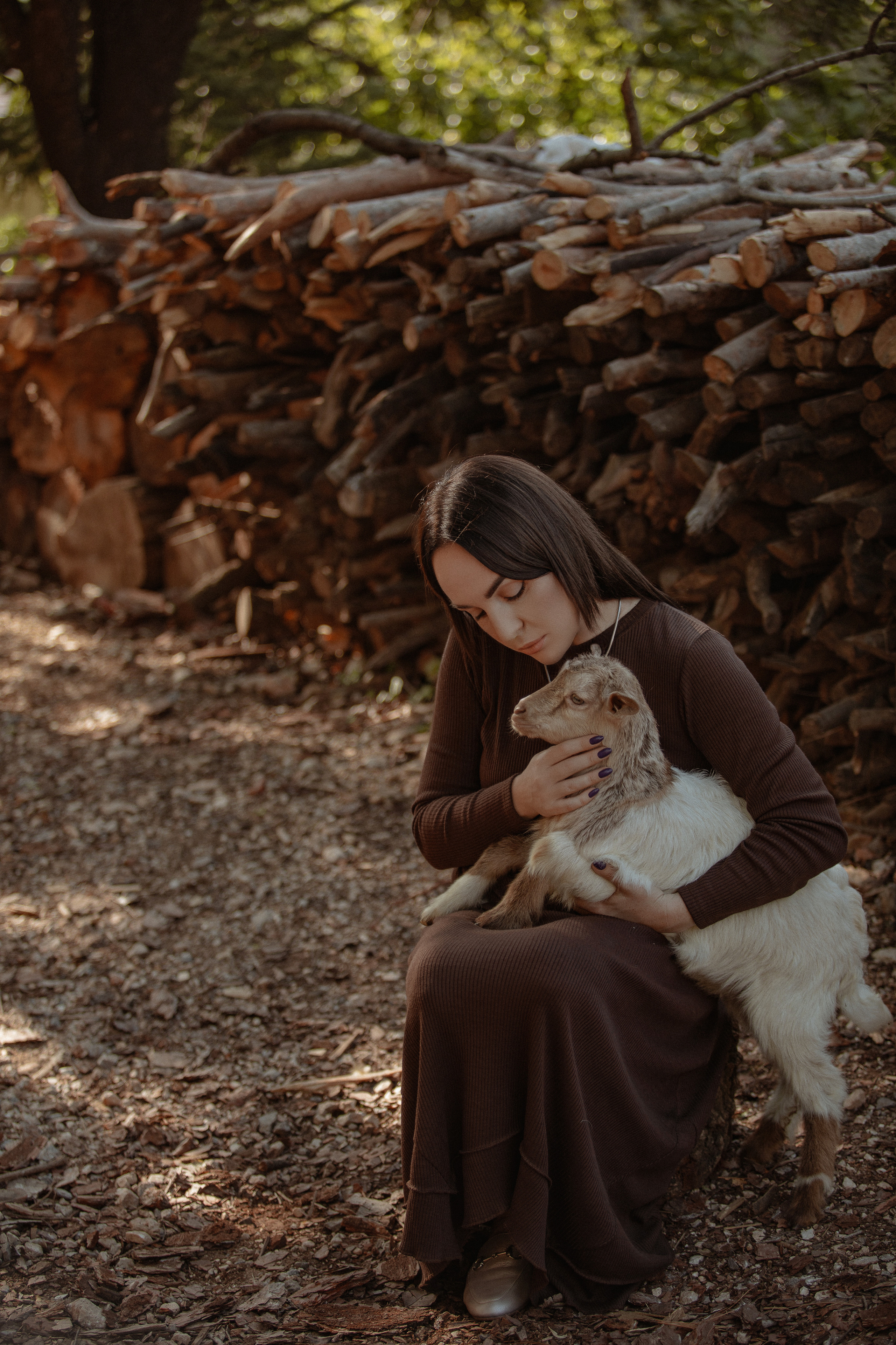 Семейная фотосессия с козлятами. Фотограф в Турции | Алания, Сиде, Белек, Анталия, Кемер)