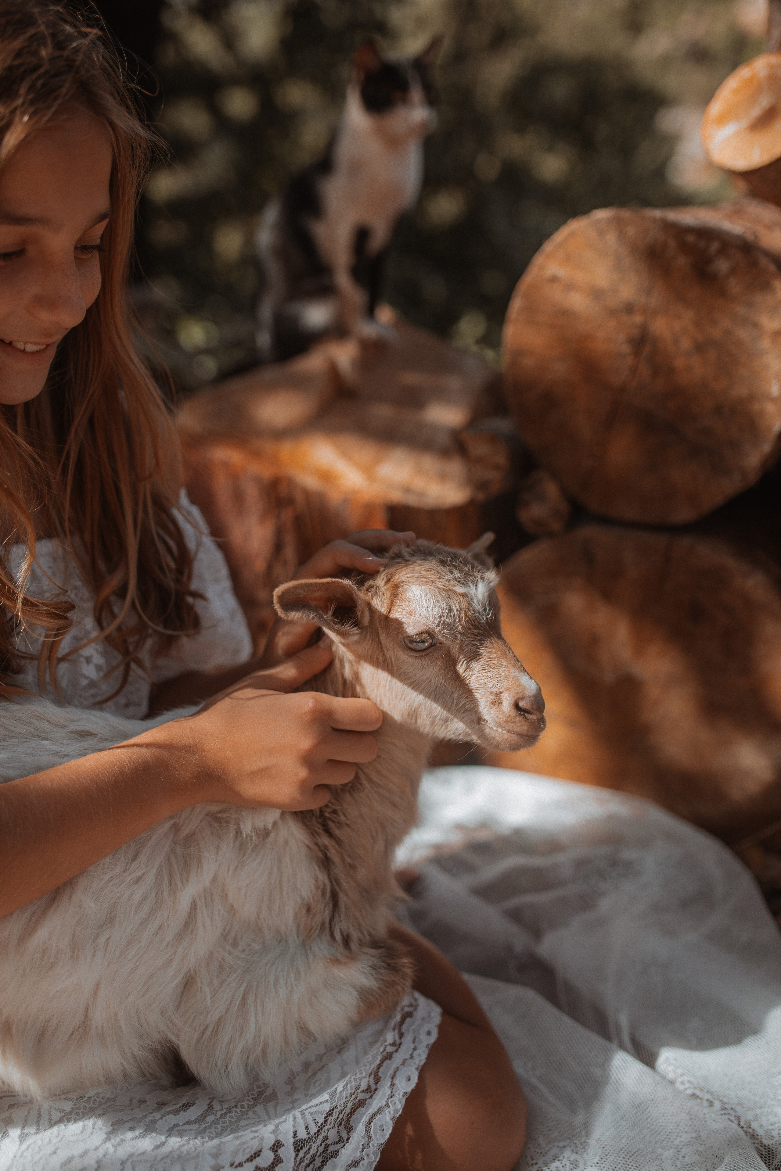Фотосессия с козлёнком. Фотограф в Турции | Алания, Сиде, Белек, Анталия, Кемер)