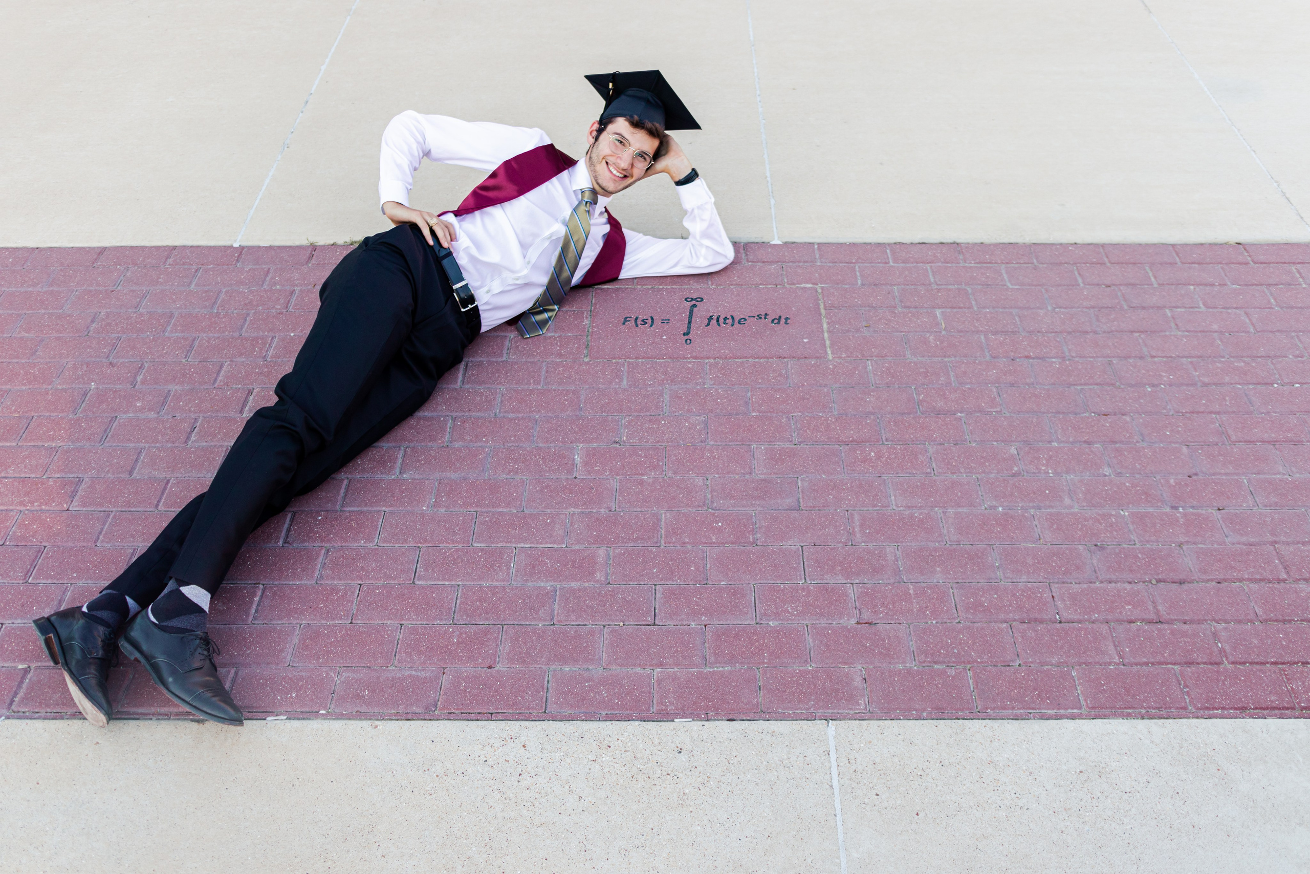 John-David's senior photoshoot at Texas A&M University