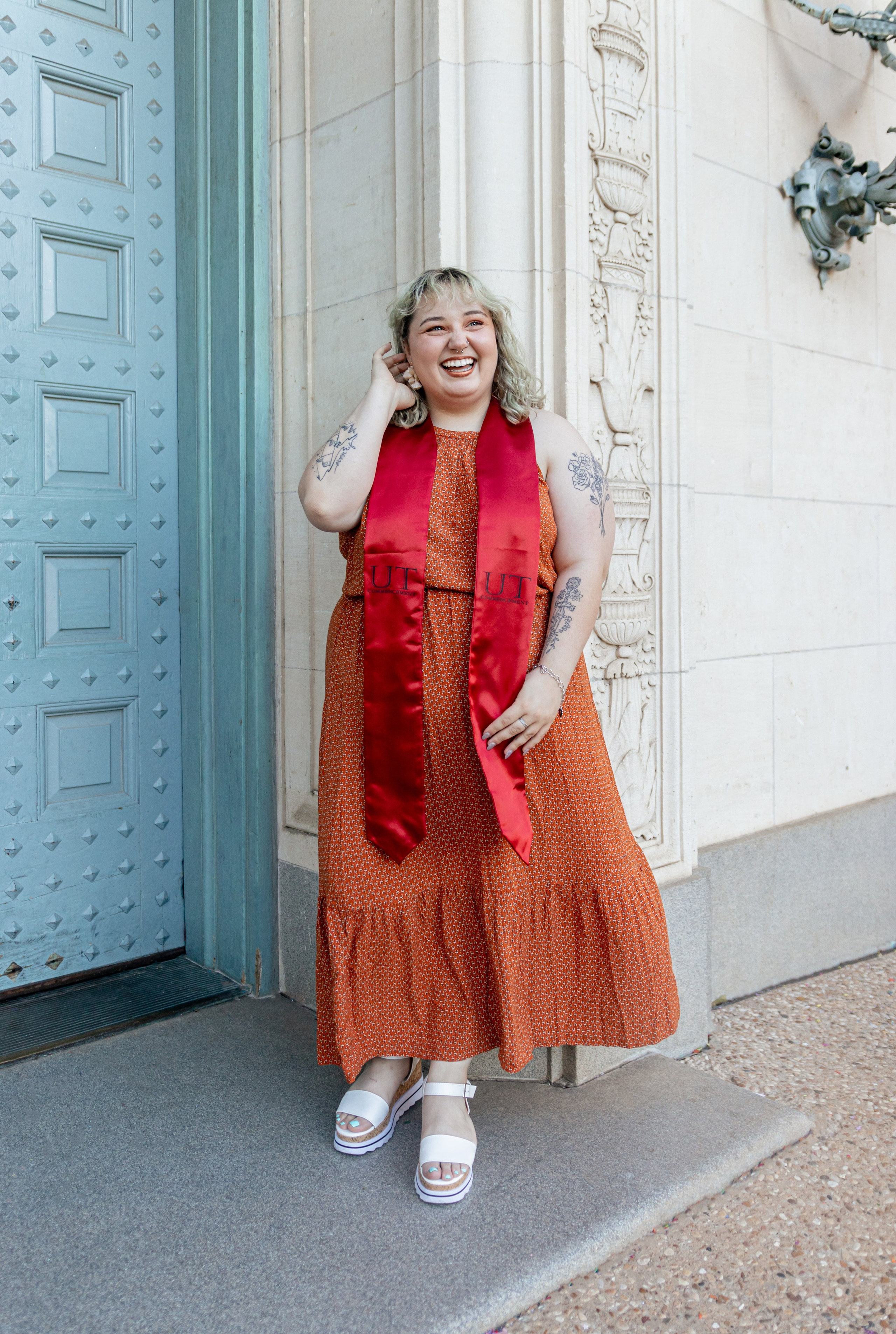 Sarah's senior photoshoot at the University of Texas Austin