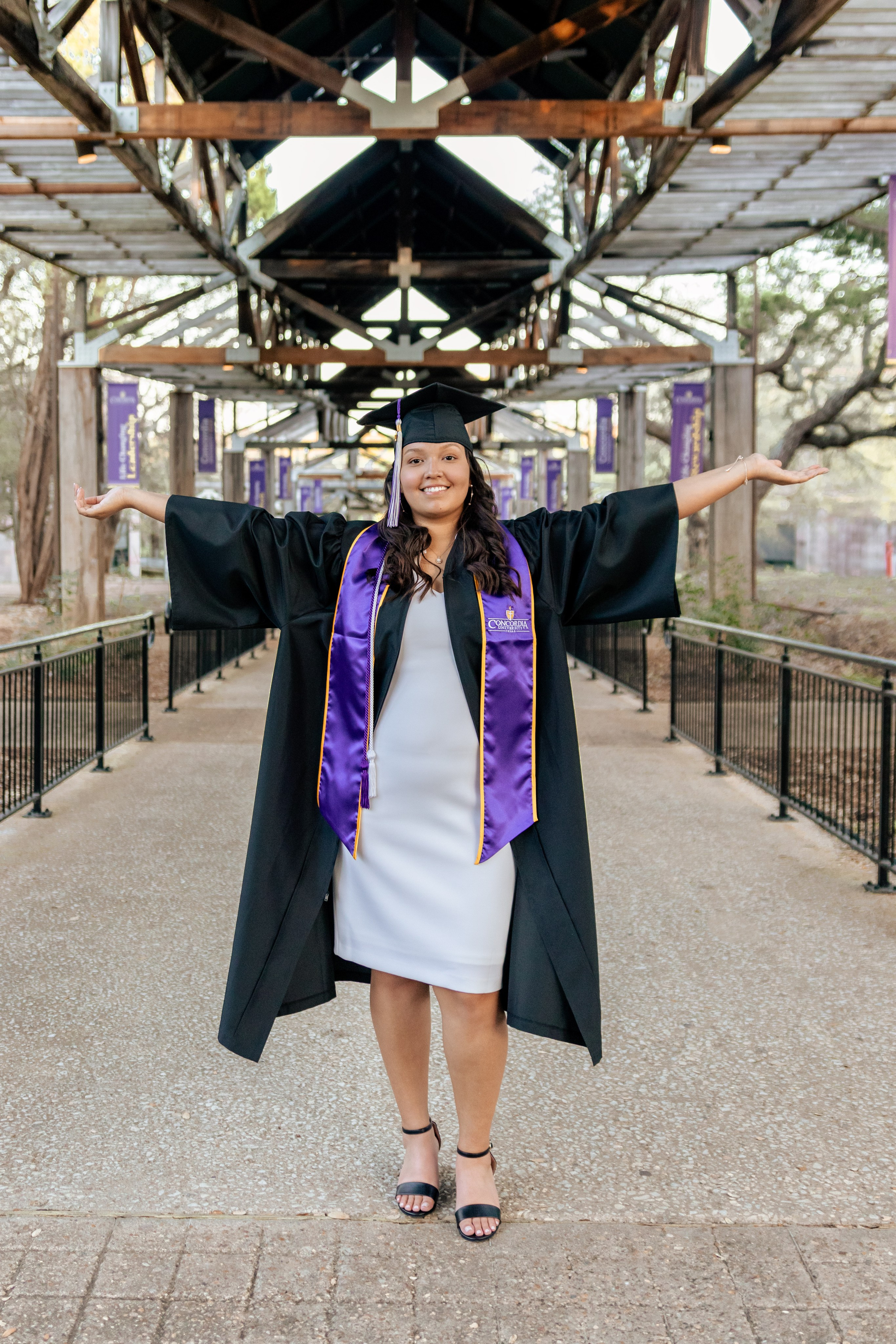 Kasey’s senior photoshoot at Concordia University