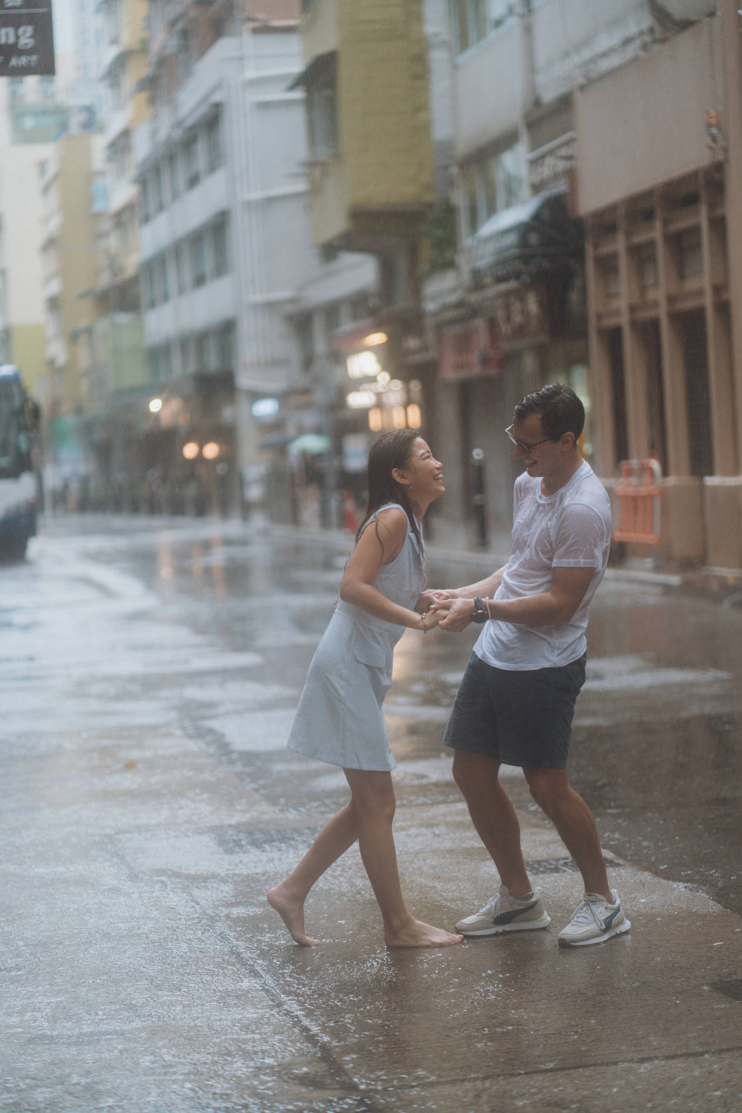 Dancing under Typhoon 8. Evgeniia Pavlova Photography