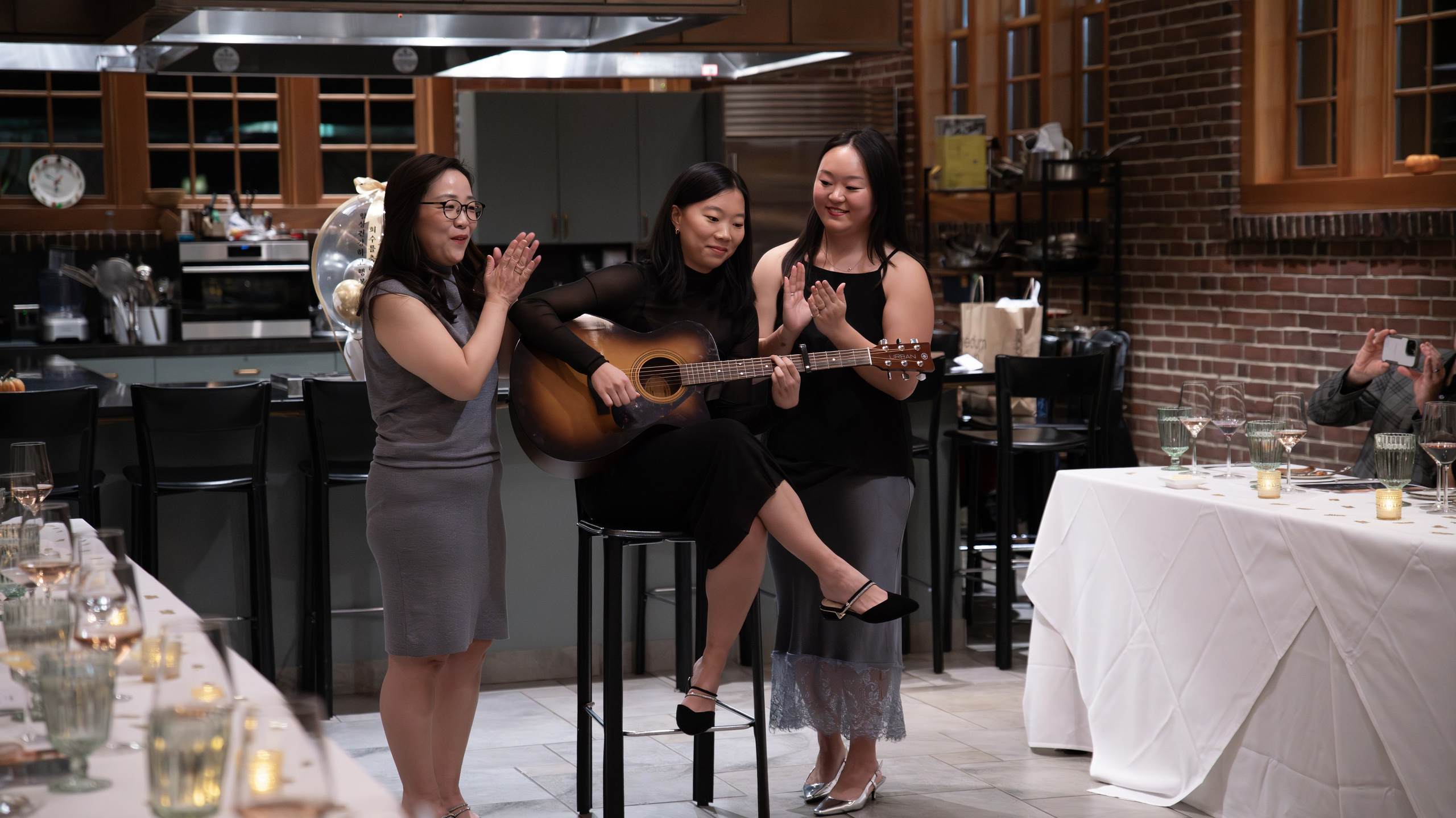 Korean Family 77th Birthday | Elegant European Restaurant Celebration. Family, lifestyle, and commercial photography in New York and New Jersey