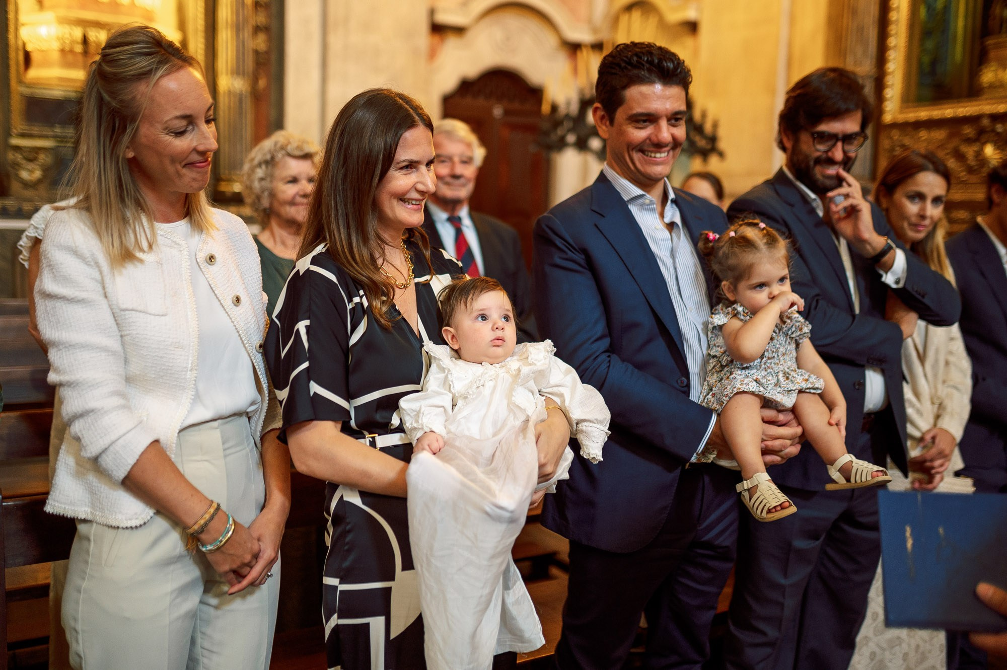 photography of a Catholic baptism in Lisbon