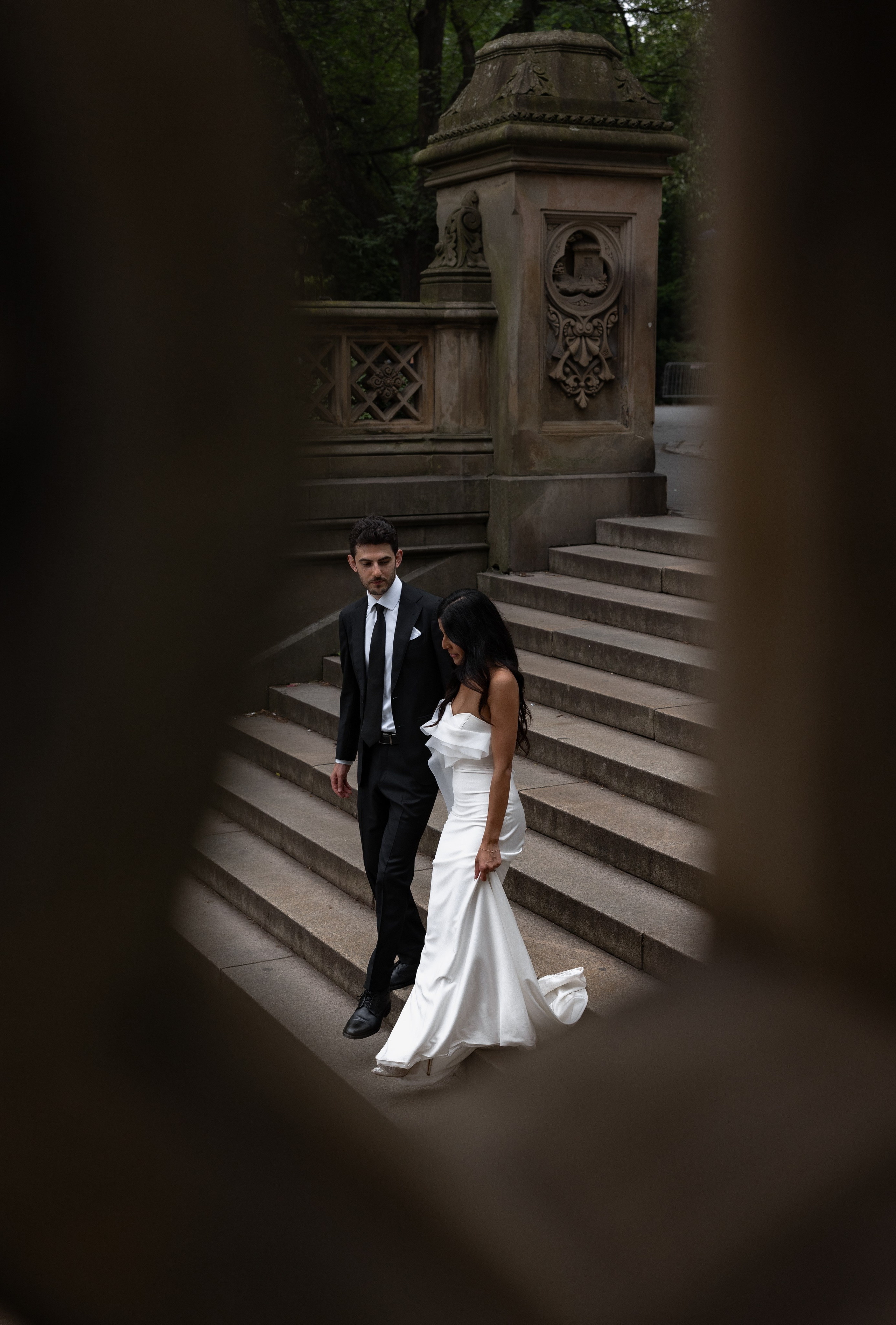 Engagement in Central Park. Photographer Anastasia Nagibina