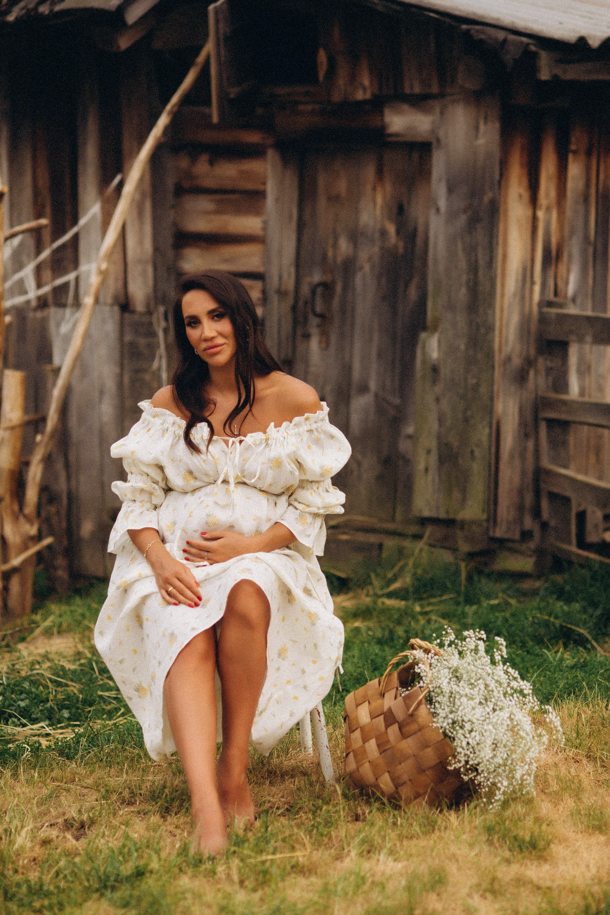 Беременность на природе. Семейный фотограф Лейпциг, Германия