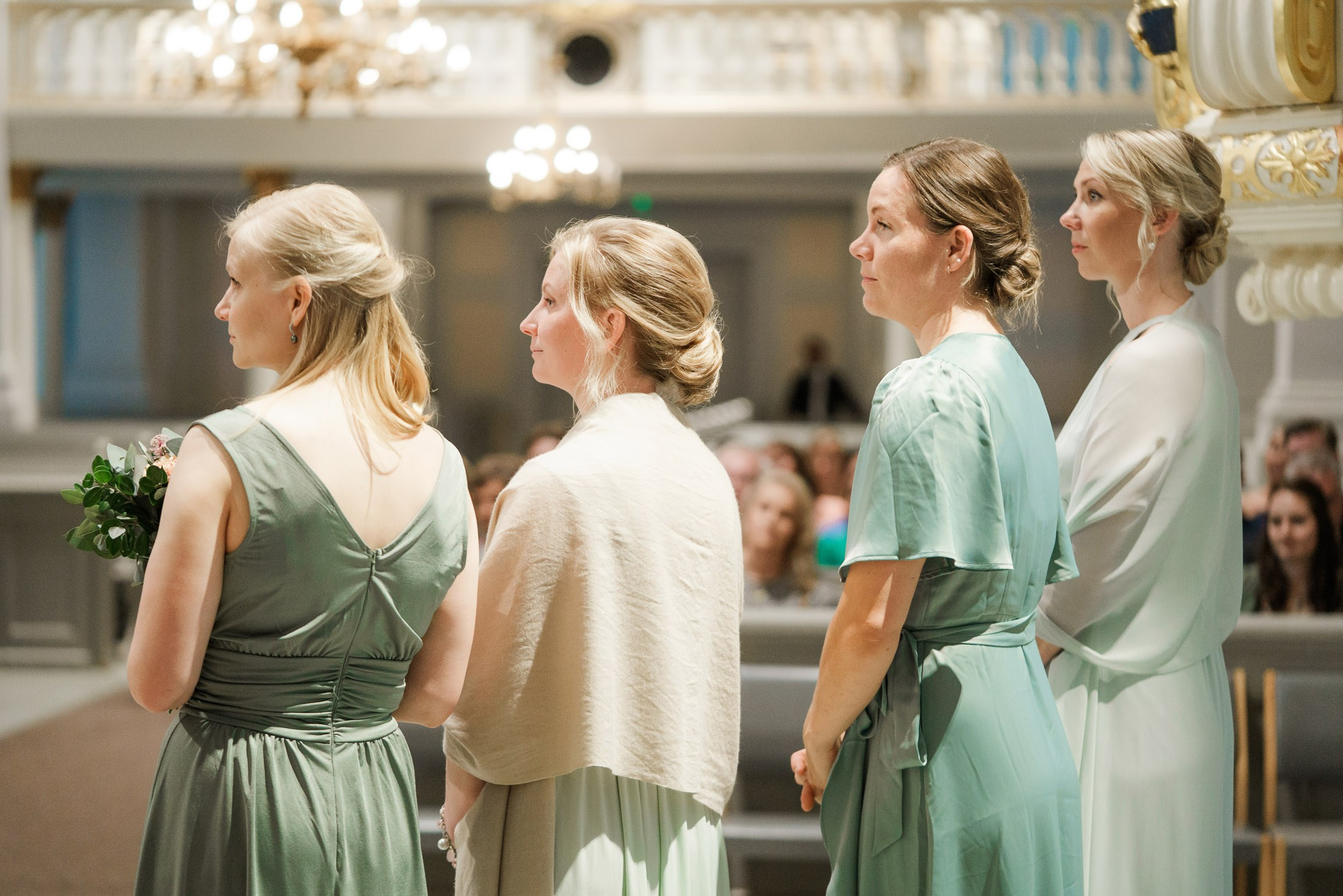 Hääkuvaus Klaus K, Rake-sali ja Helsingin vanha kirkko