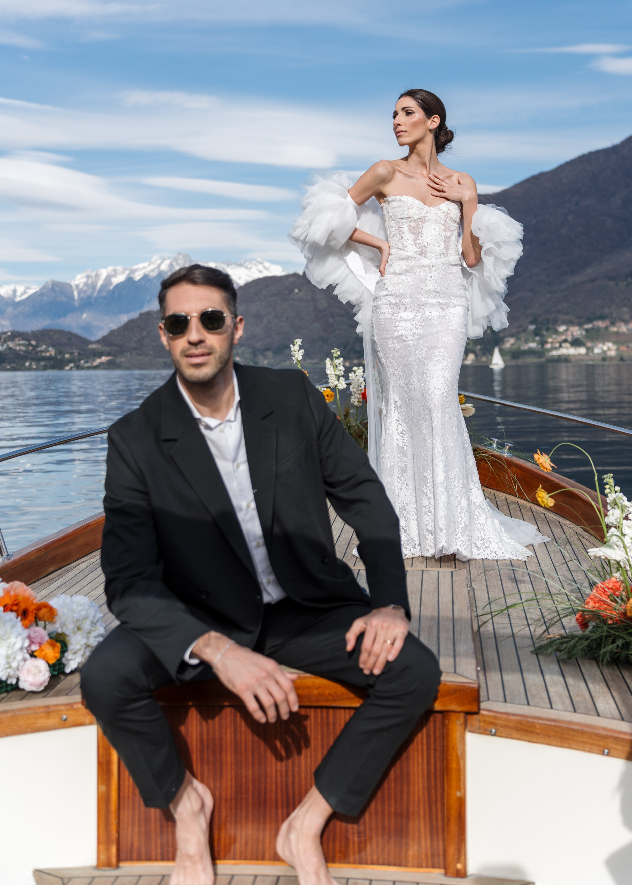 Sandra & Mario Lake Como Elopement. Proposal Photographer in Lake Como
