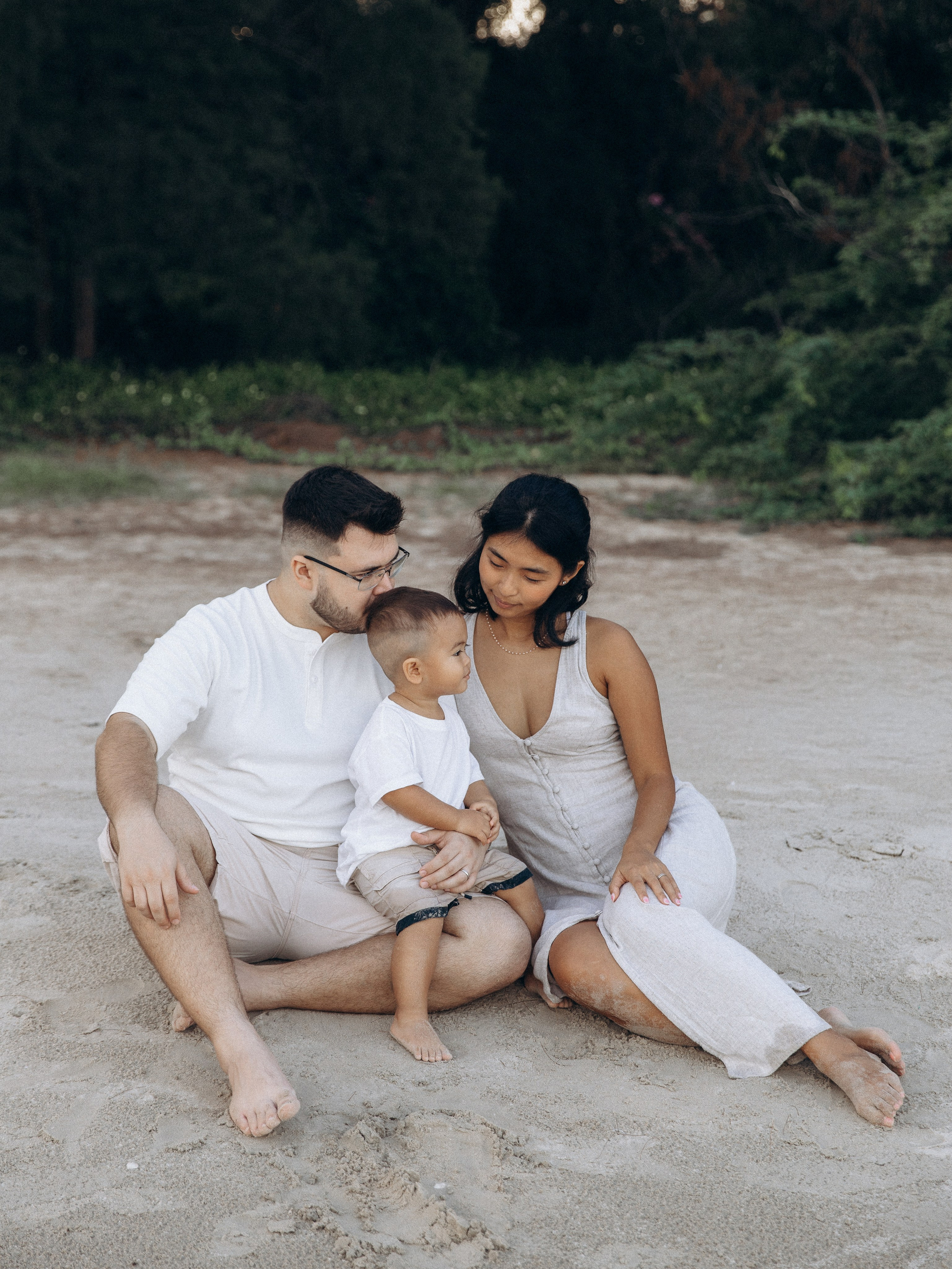 At the beach. Family and wedding photographer in Bangkok, Thailand