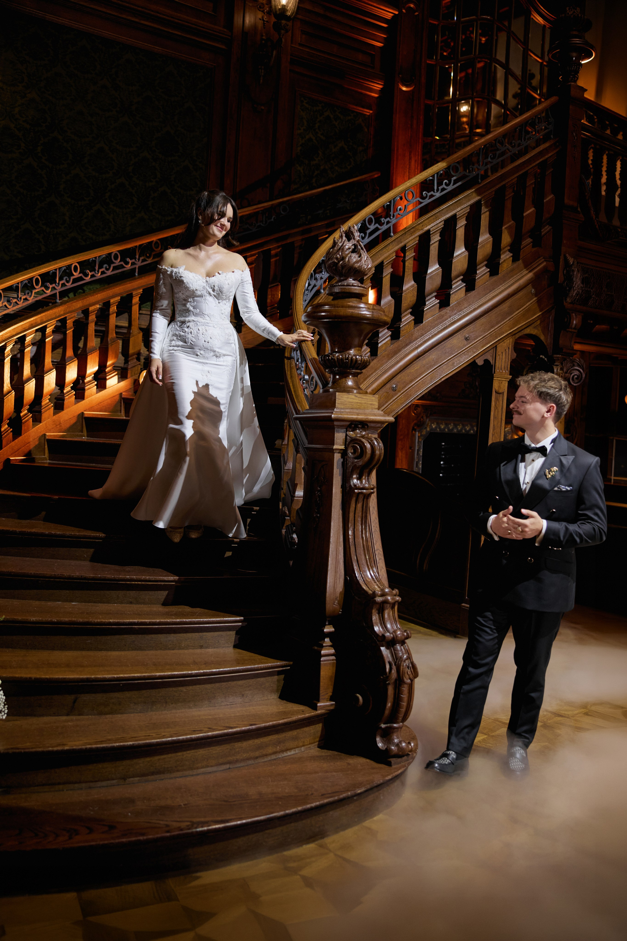 Wiktoria & Kacper. Pałac Goetz. Fotograf ślubny i rodzinny w Krakowie Yana Klymova