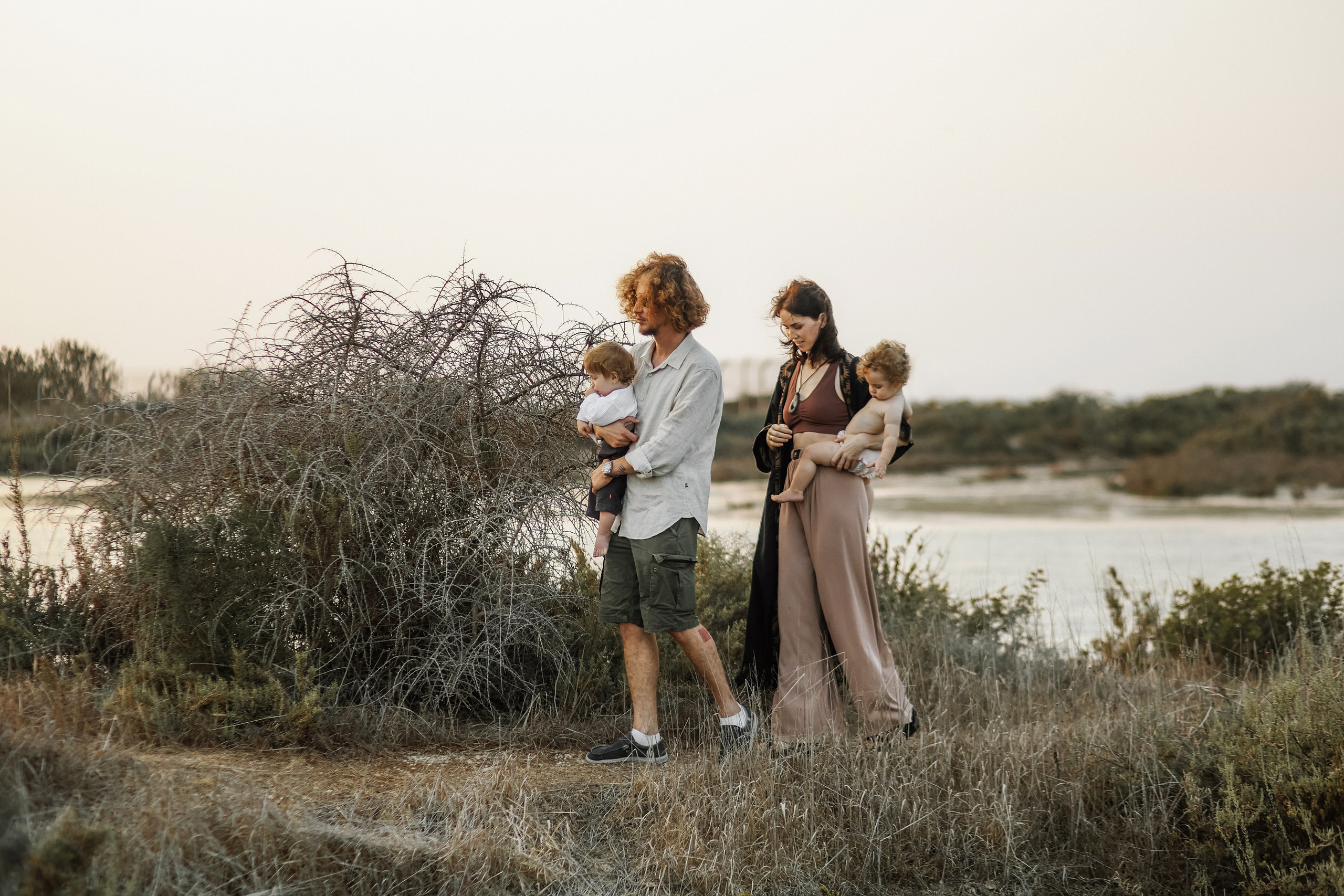 Little curls in Atlit. Family photographer in Israel