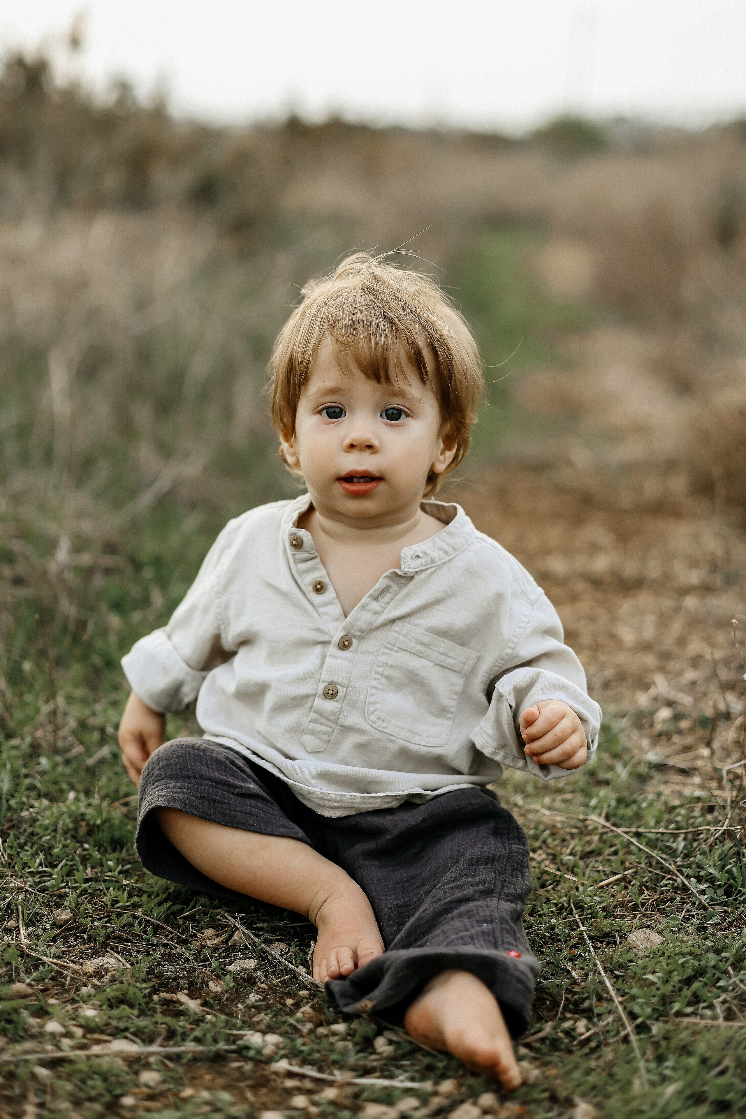 Little curls in Atlit. Family photographer in Israel
