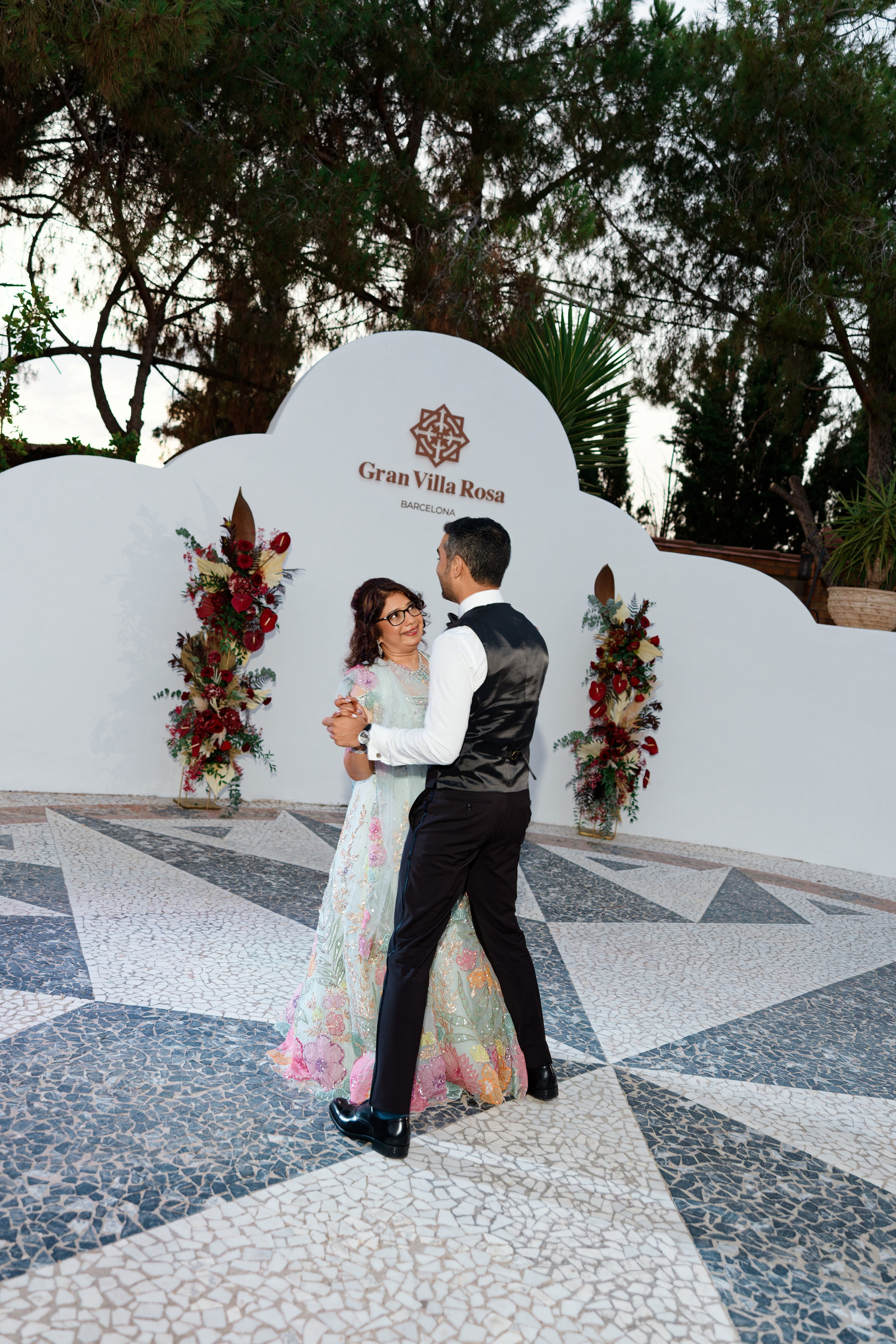 Indian wedding at Gran Villa Rosa, Barcelona