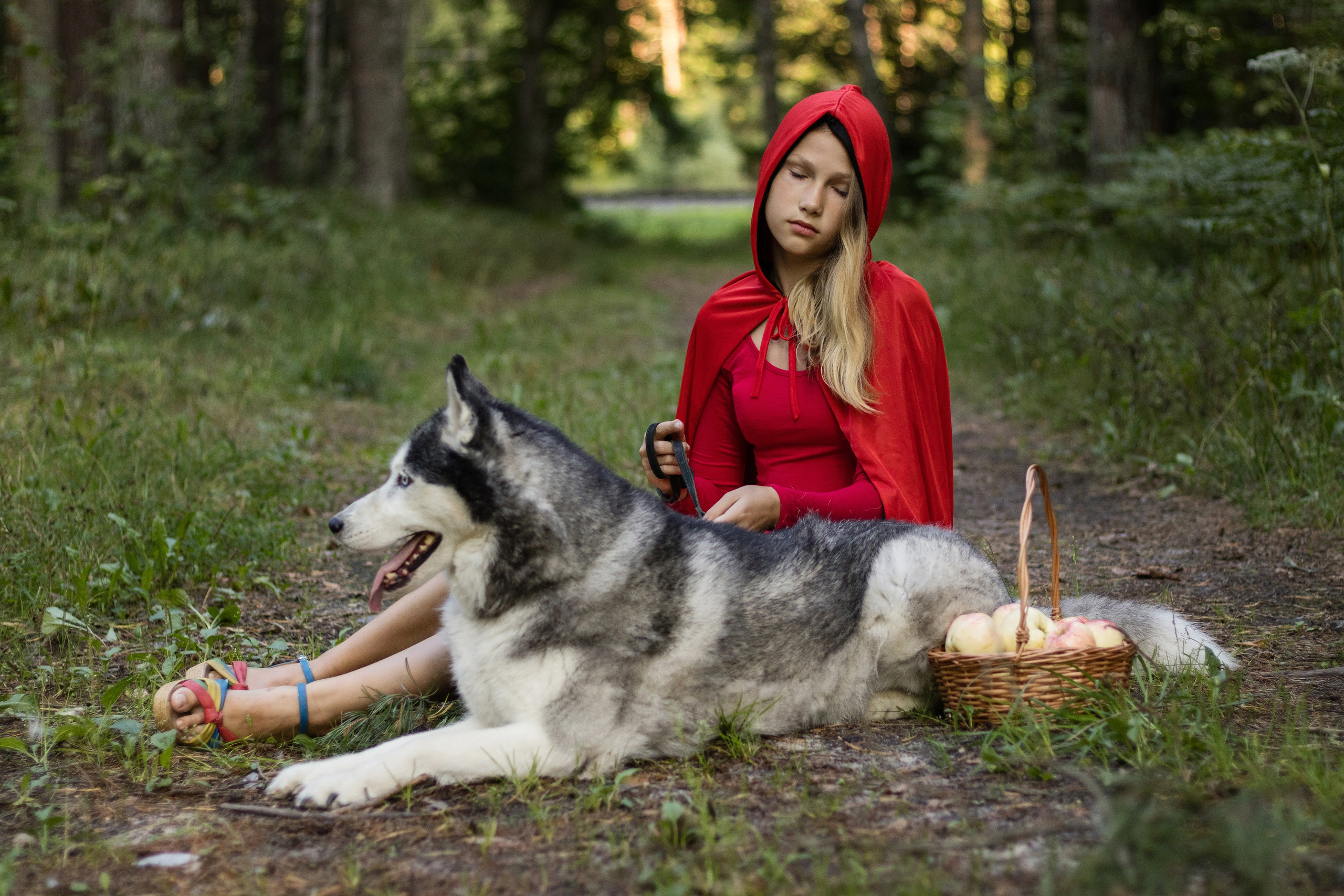 Фотосессия красная шапочка. Фотограф / Даугавпилс