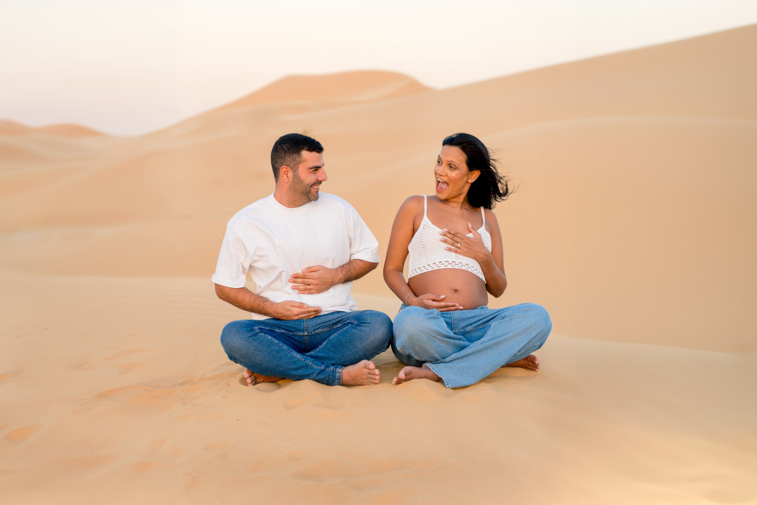 Парная съемка в Пустыне. Фотограф в Абу Даби Марина