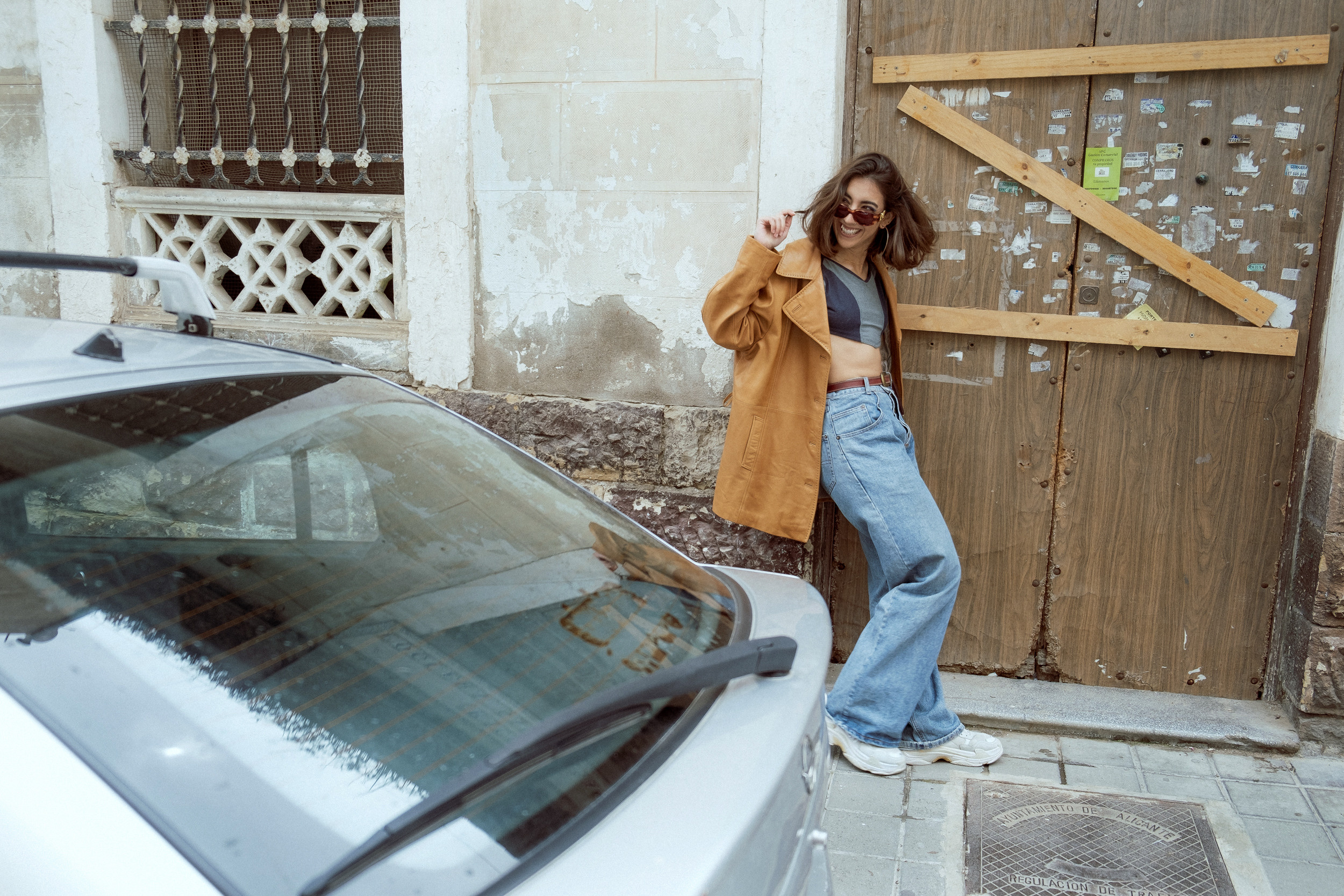 Photoshoot for a vintage clothing store in Spain