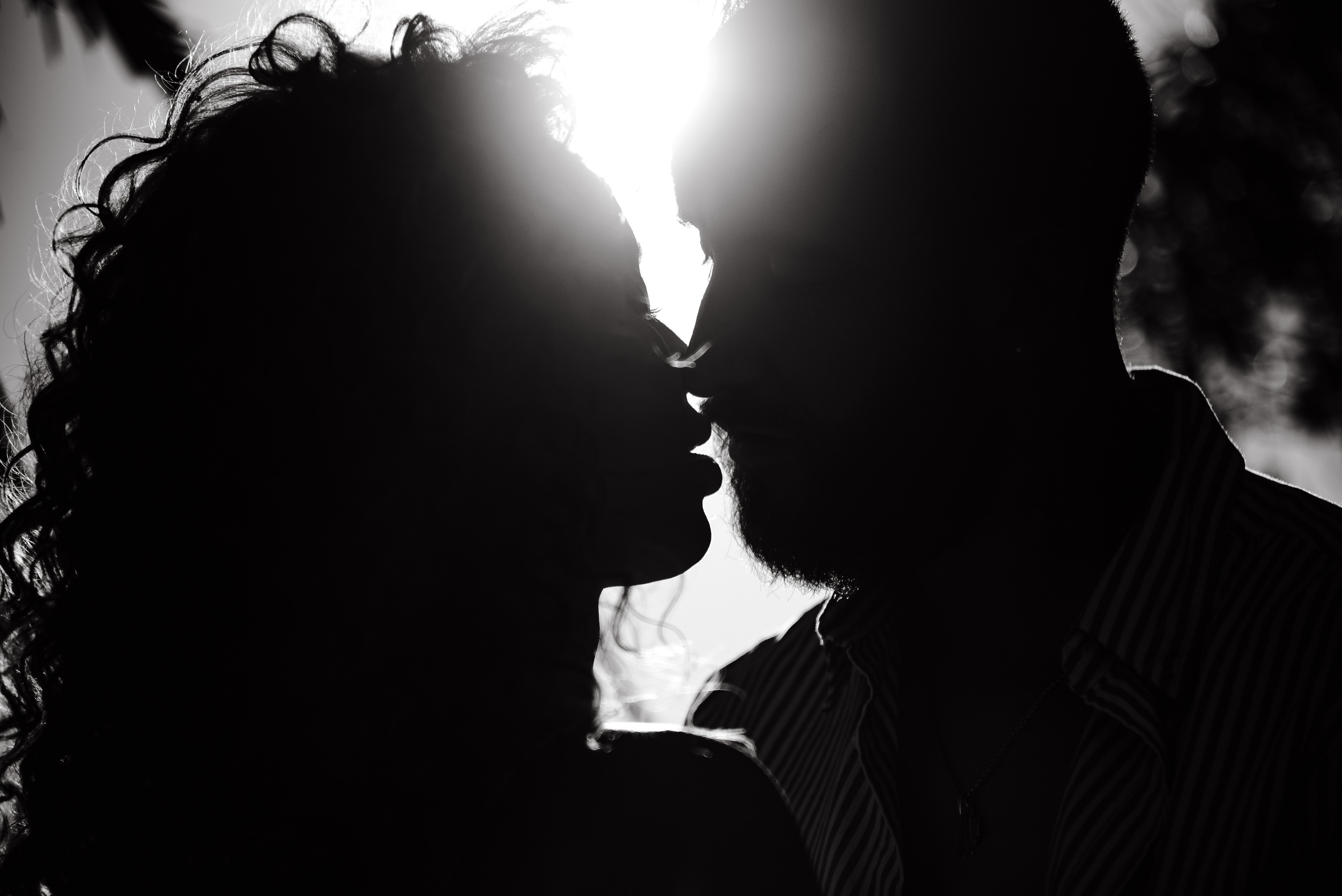 Love story on a wild beach in Spain