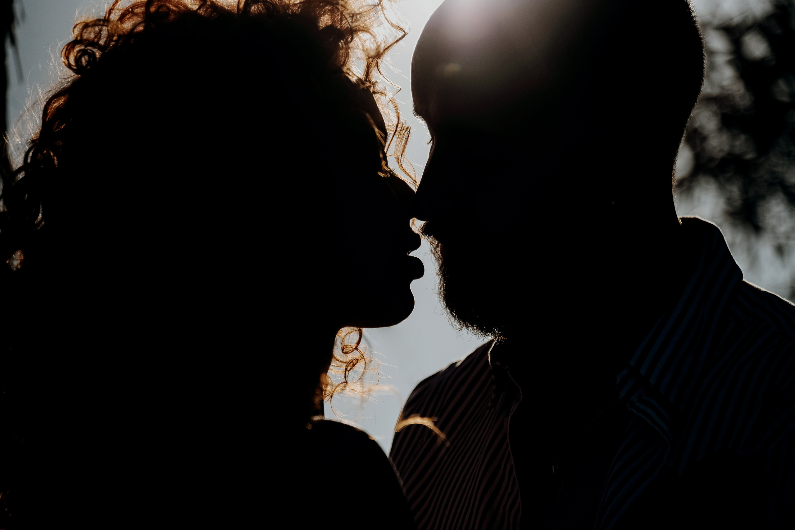 Love story on a wild beach in Spain