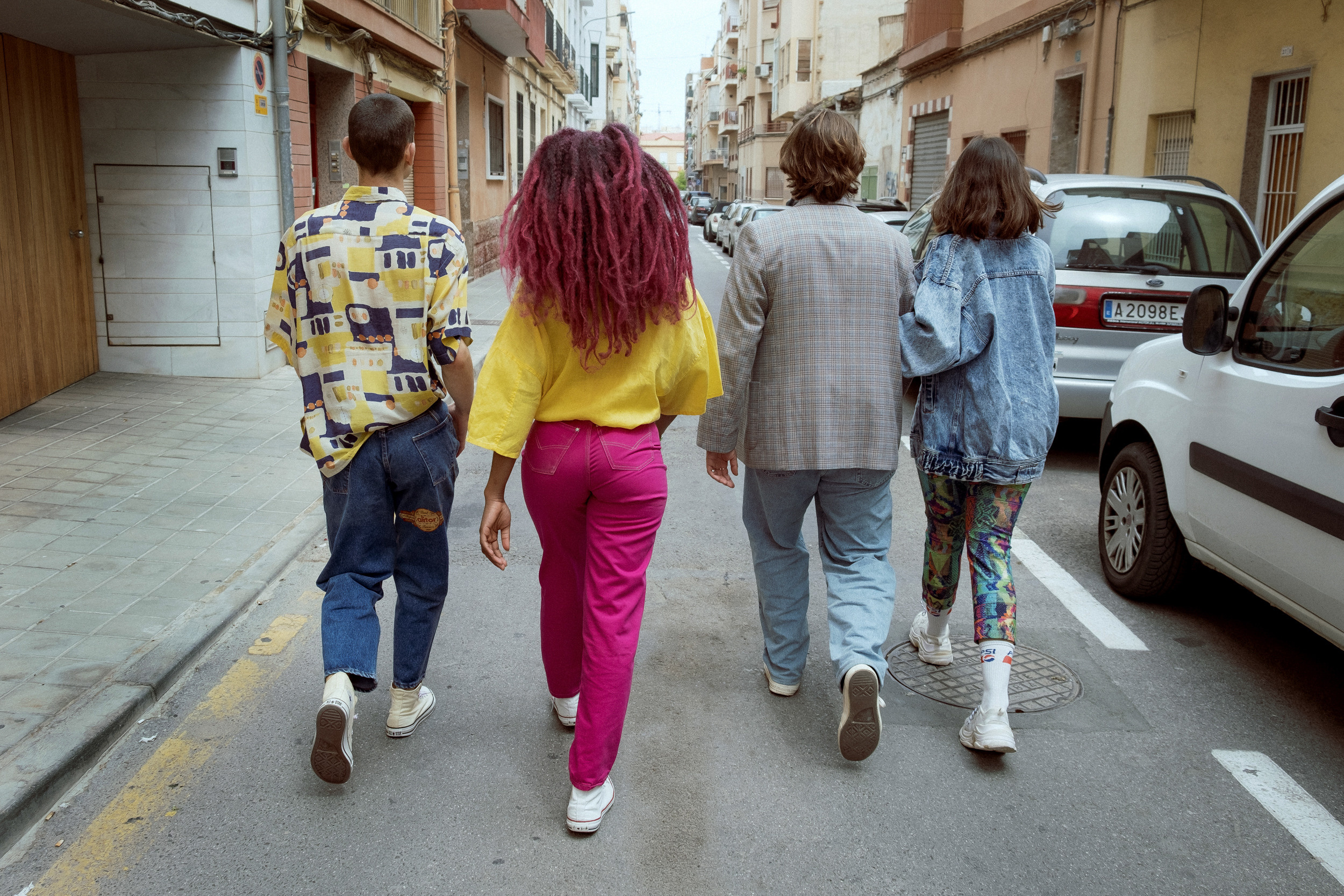 Photoshoot for a vintage clothing store in Spain