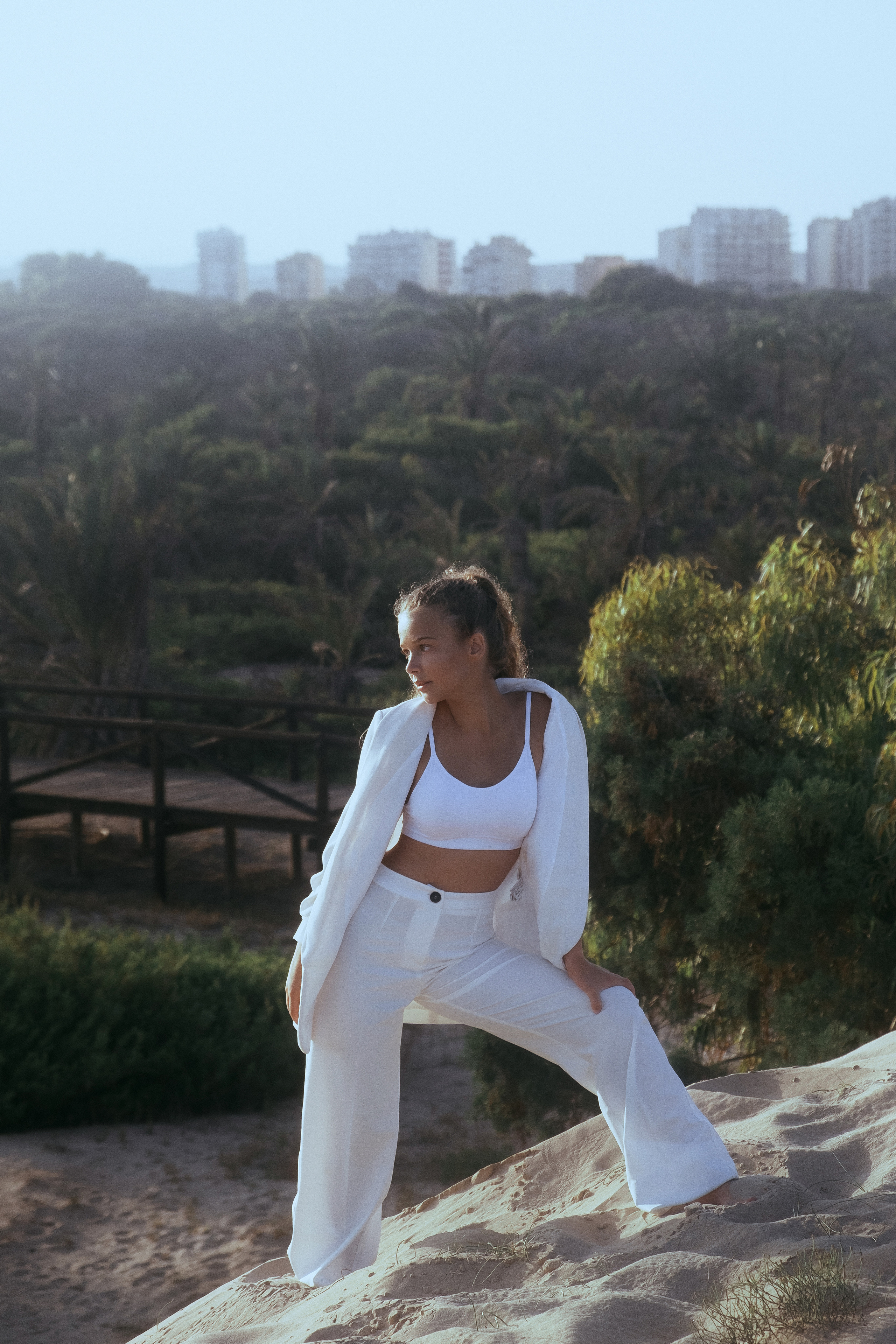 Gentle photo session in the dunes by the sea