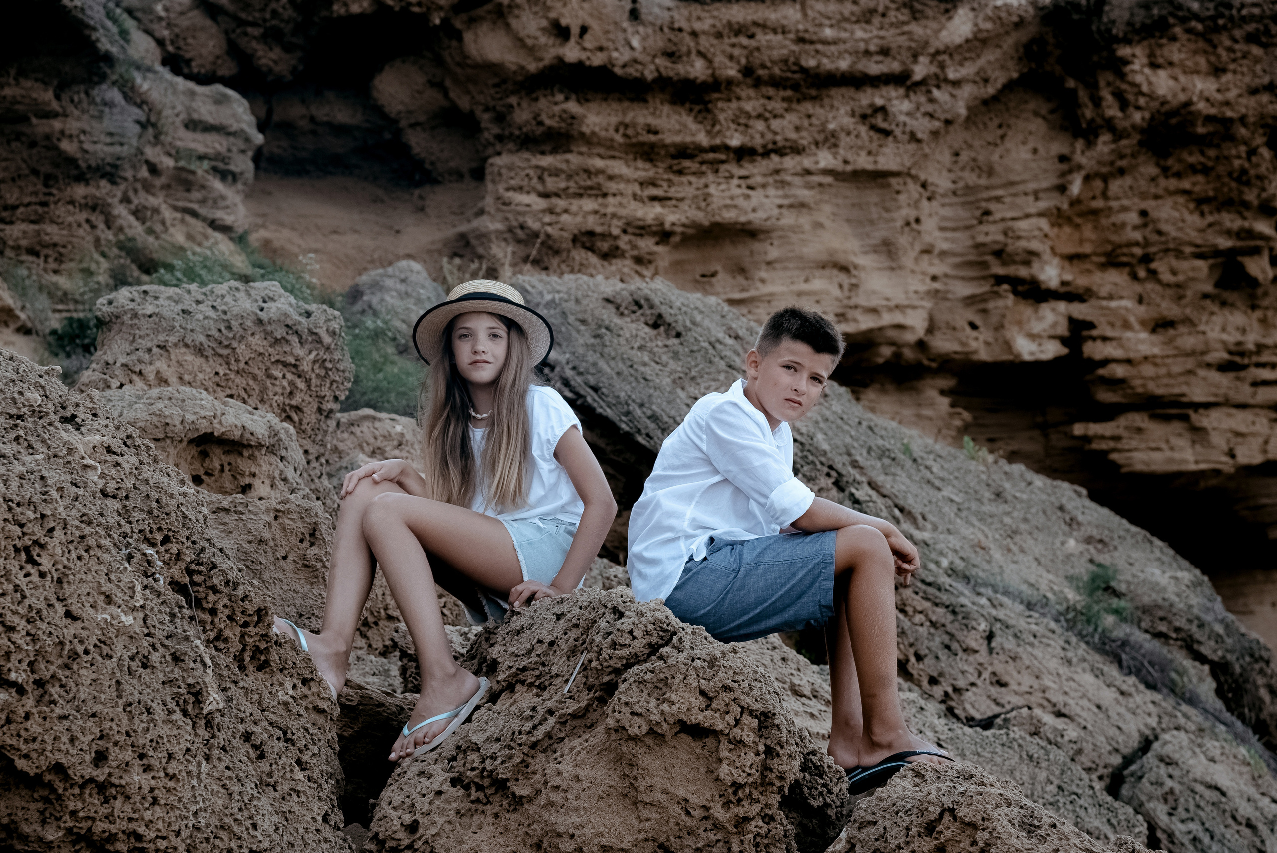 Семейный уик-энд на пляже в Испании