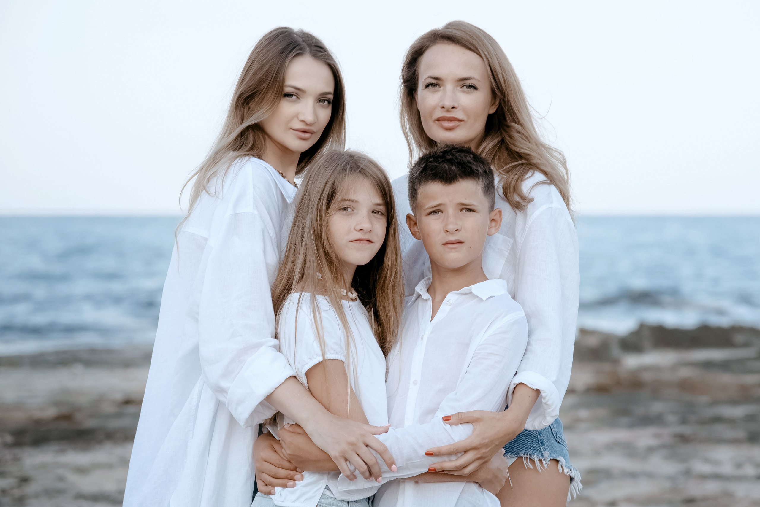 Семейный уик-энд на пляже в Испании