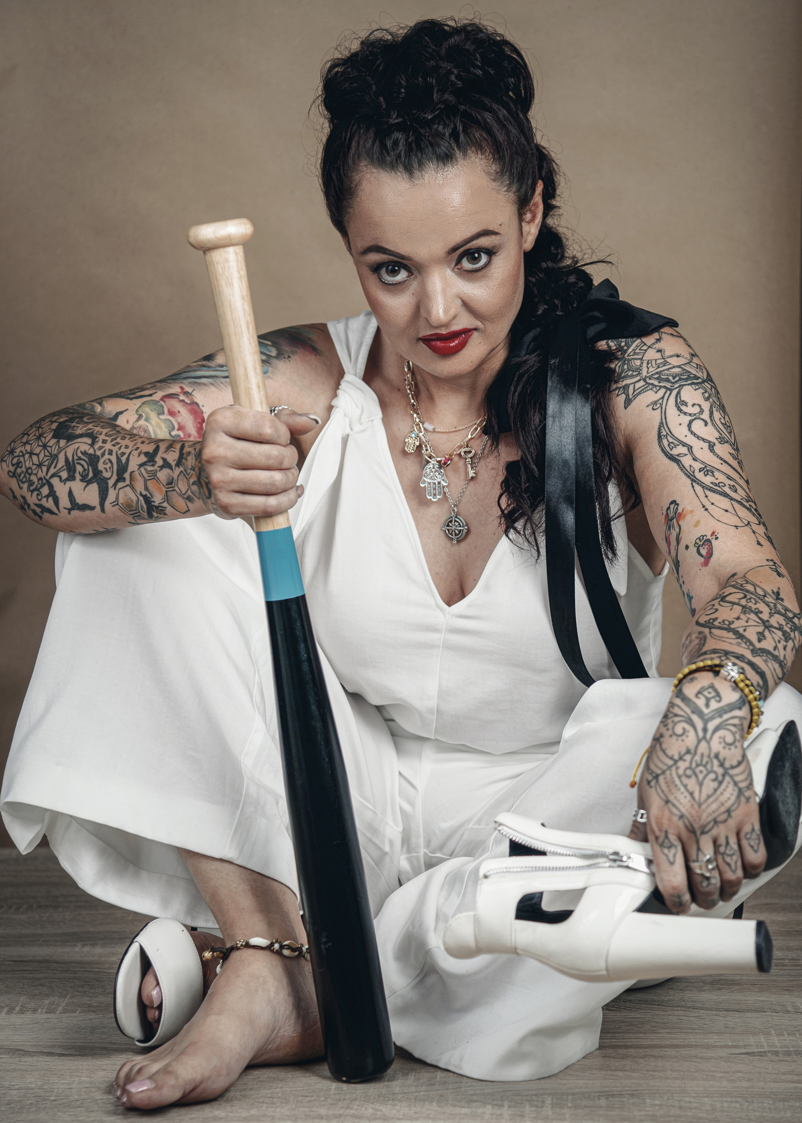 Creative studio photo session for a pastry chef in Spain