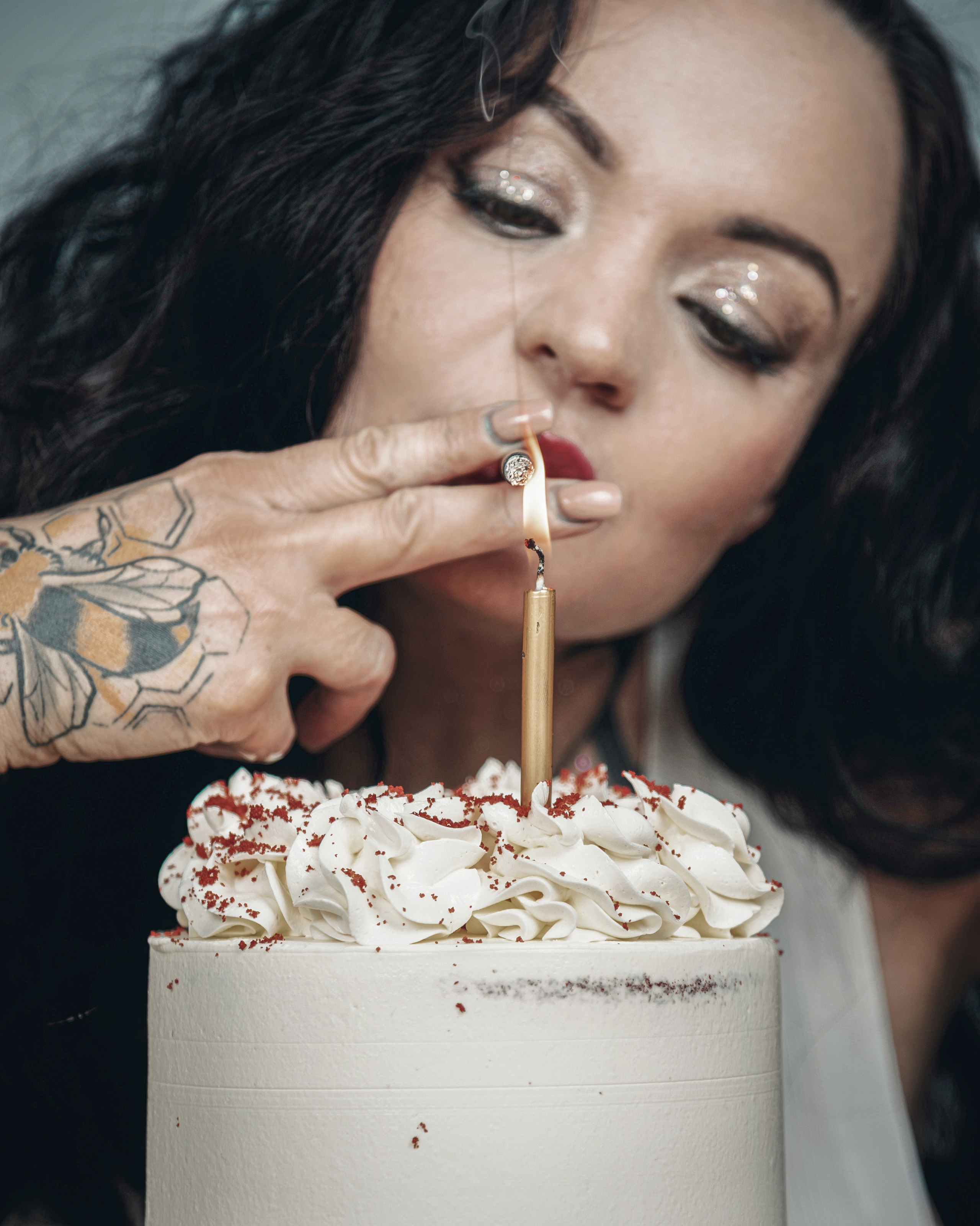 Creative studio photo session for a pastry chef in Spain