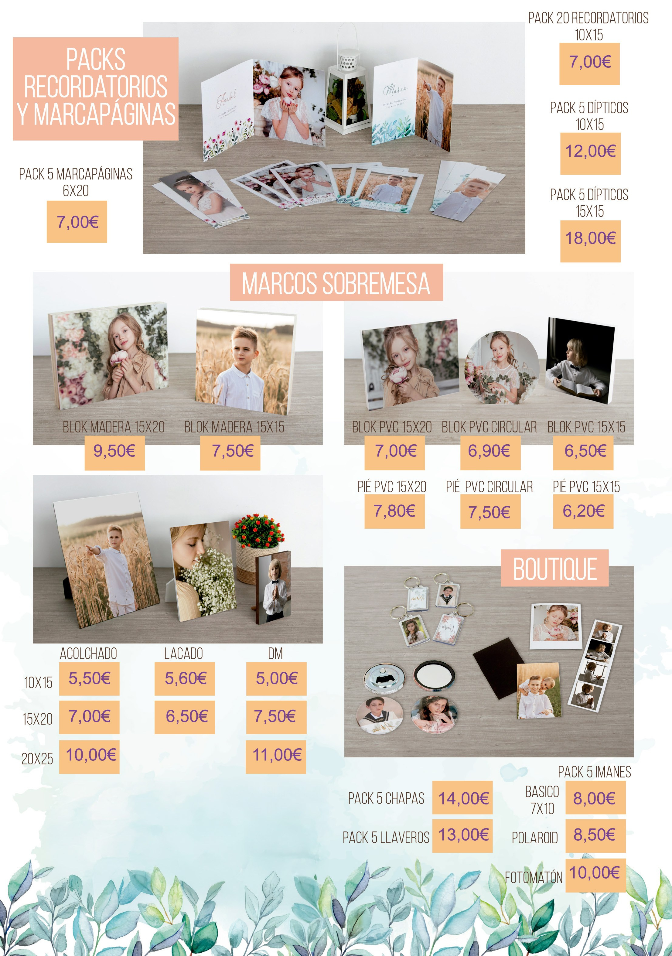 CatalogoComunion2026. Fotos con huella, fotografía de perros y mascotas en Sevilla