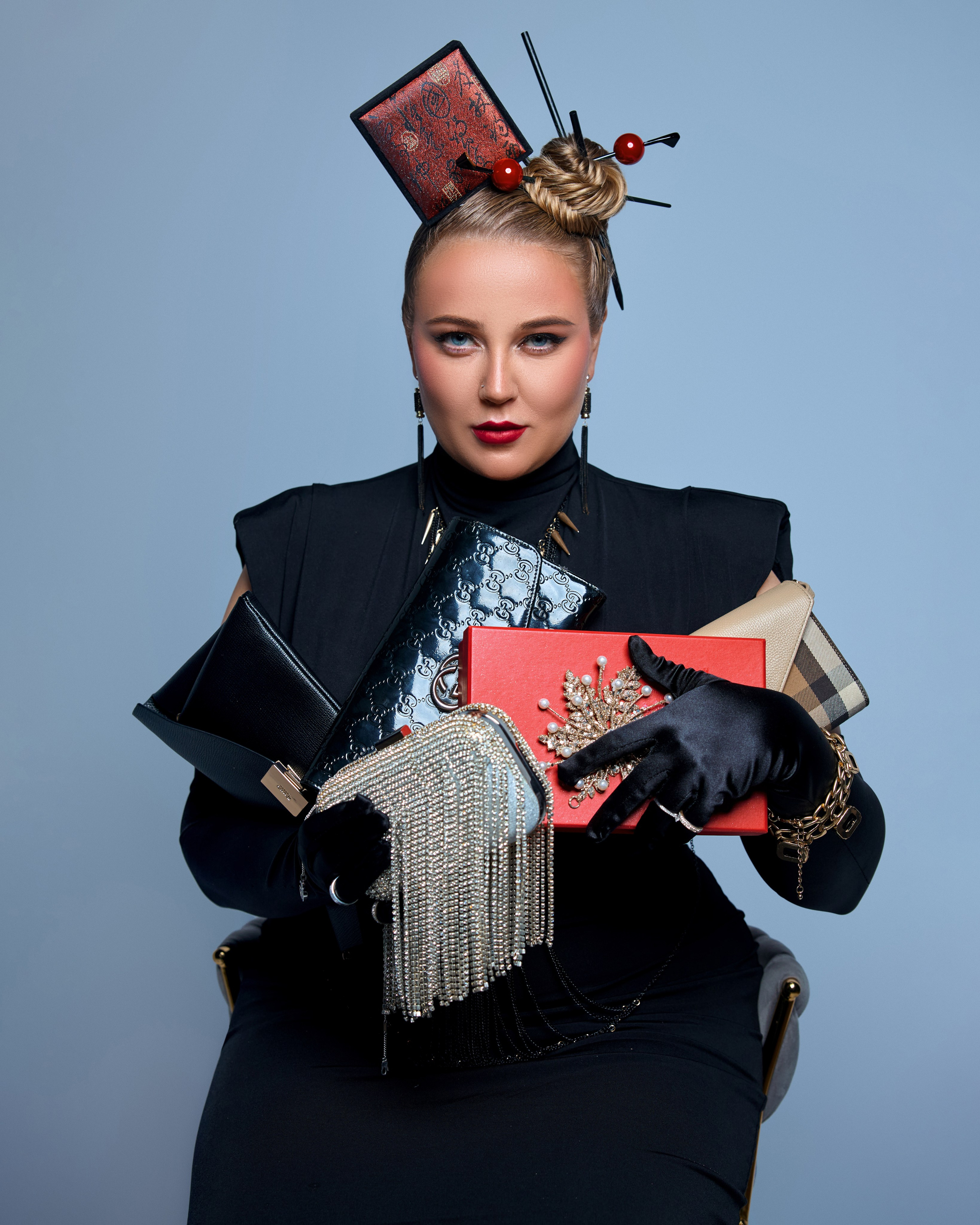 Studio-Shooting. Portraitfotografin Natalia Calcagnile